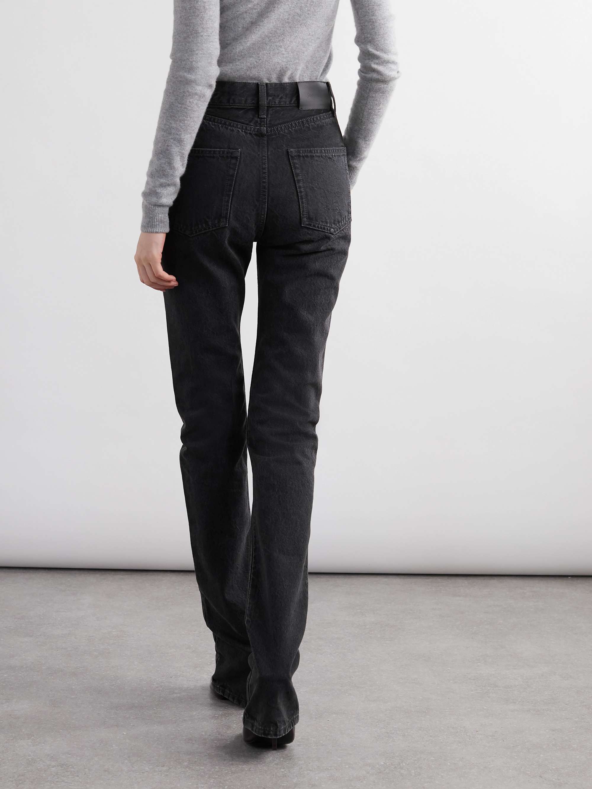 Mid-rise slim-leg jeans view