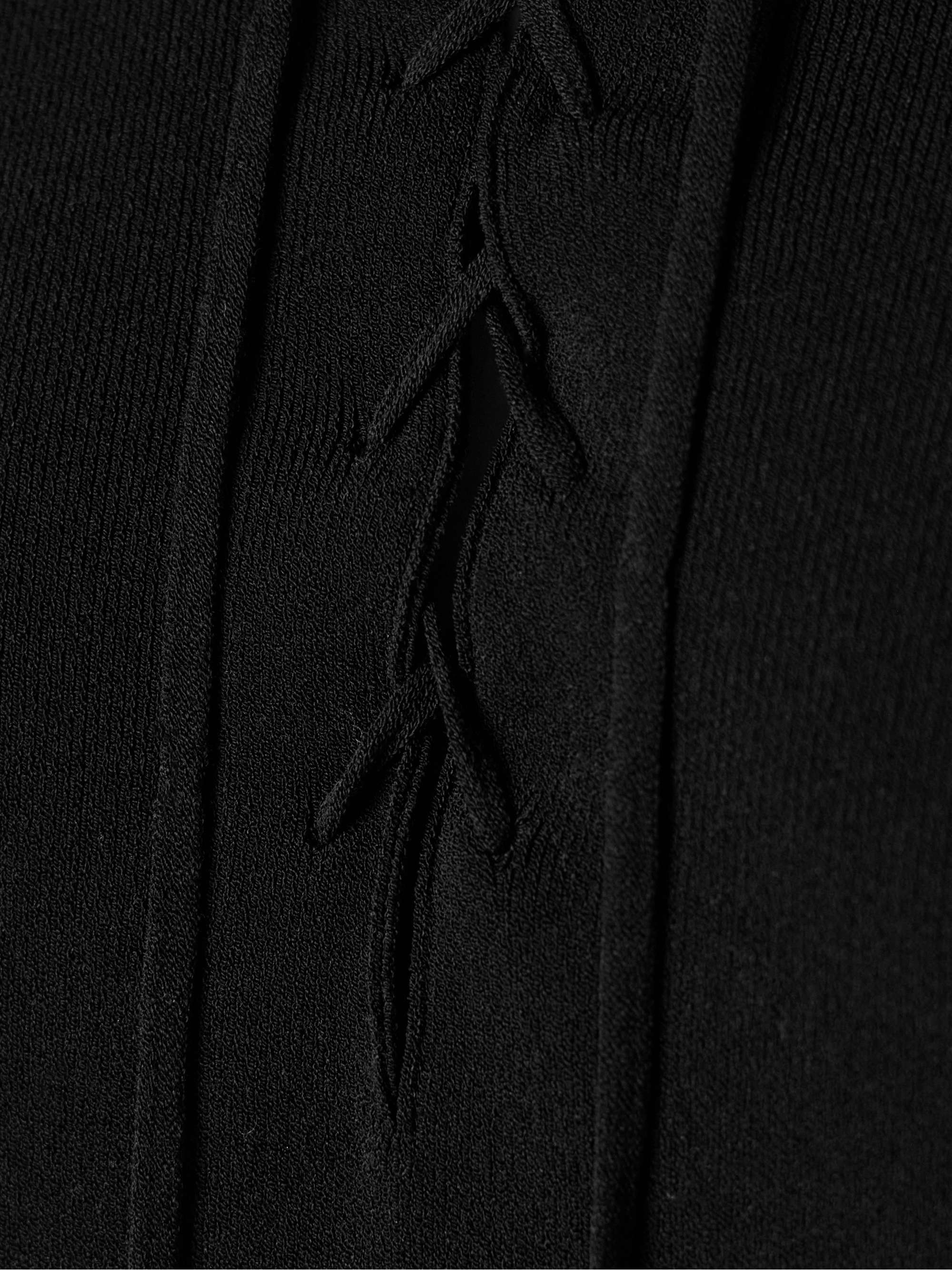 Palma lace-up jersey mini dress view