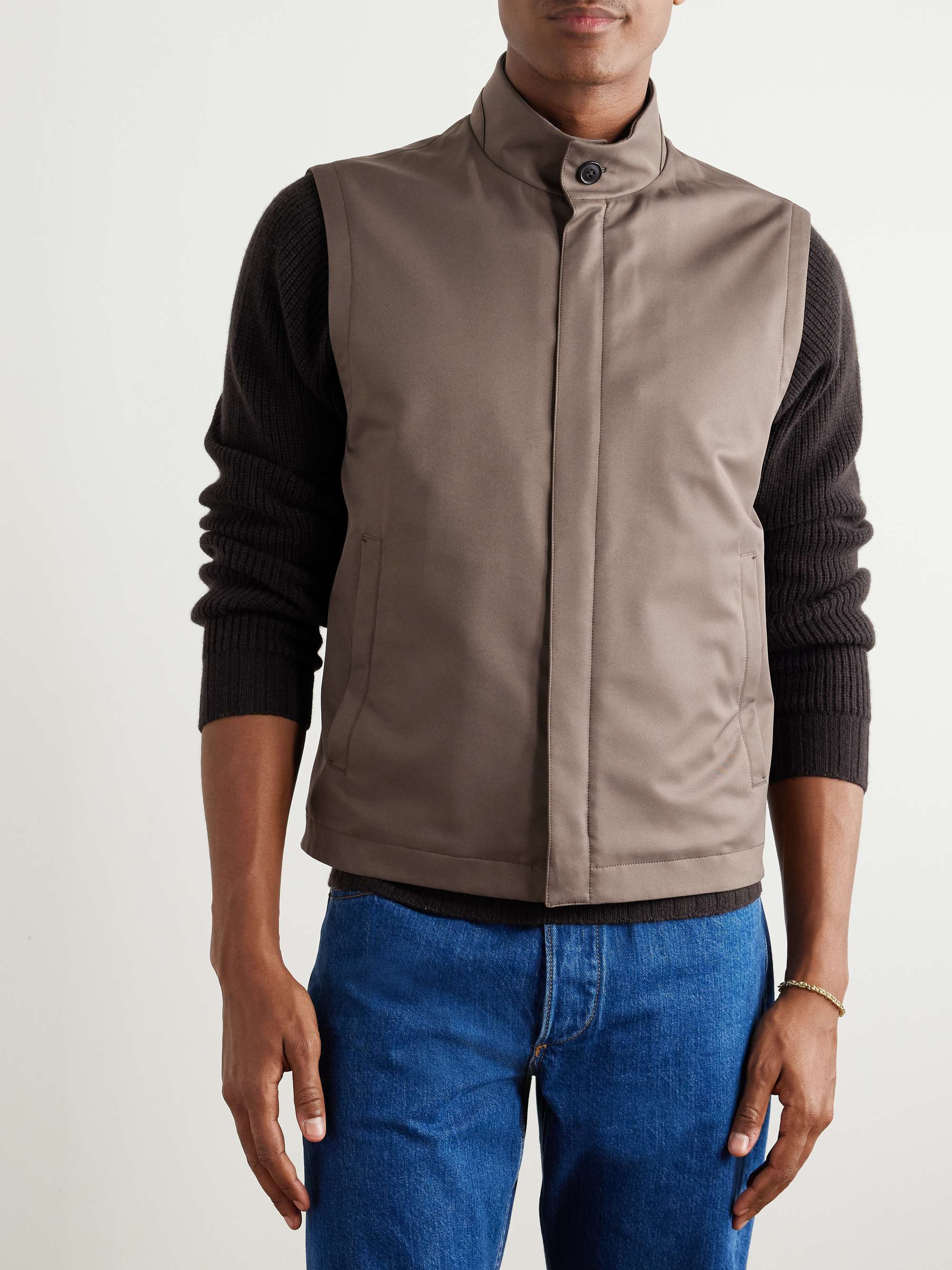 Slim-Fit Shell Gilet view
