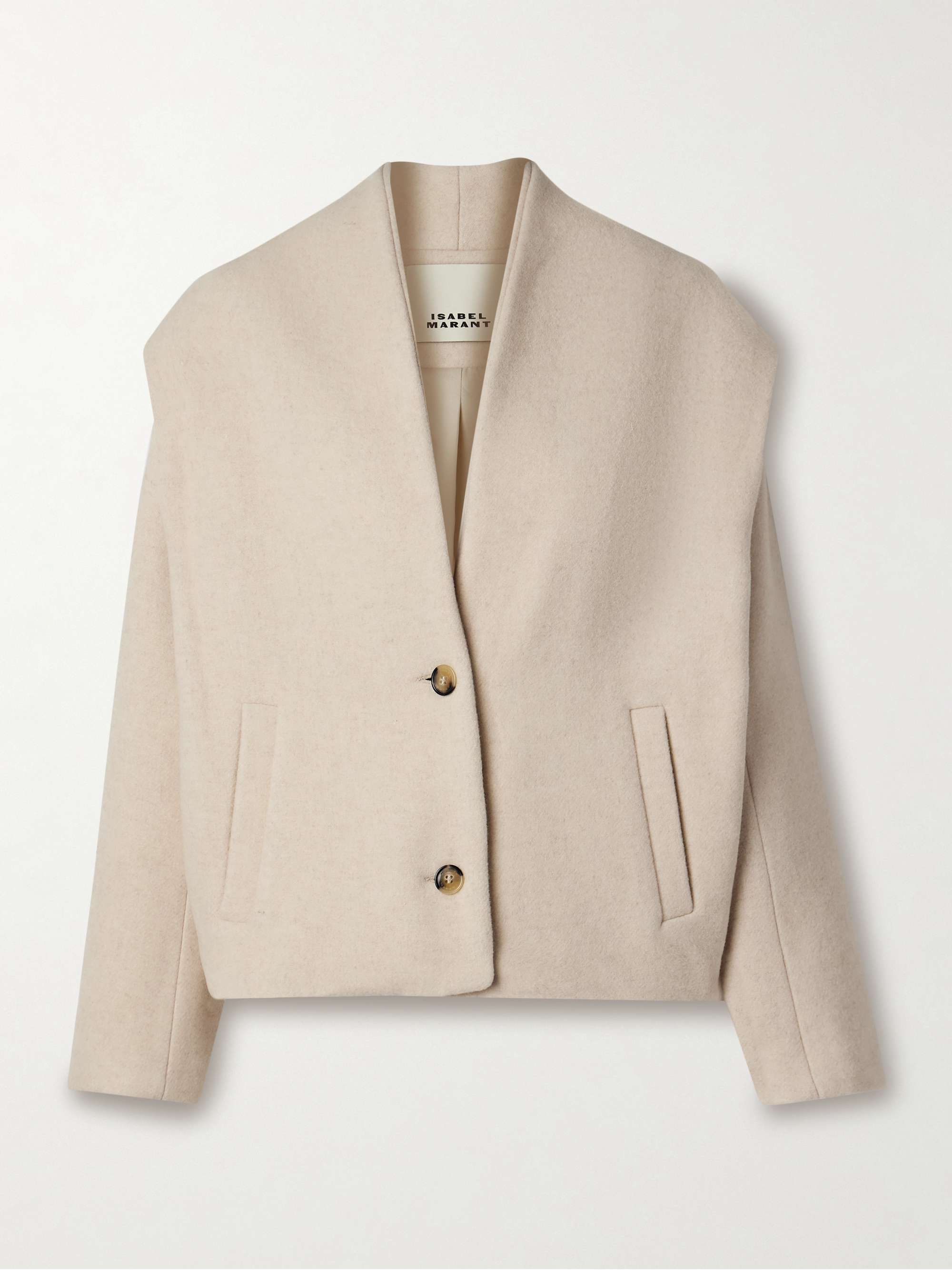 Drogo brushed recycled wool-blend jacket hero visual