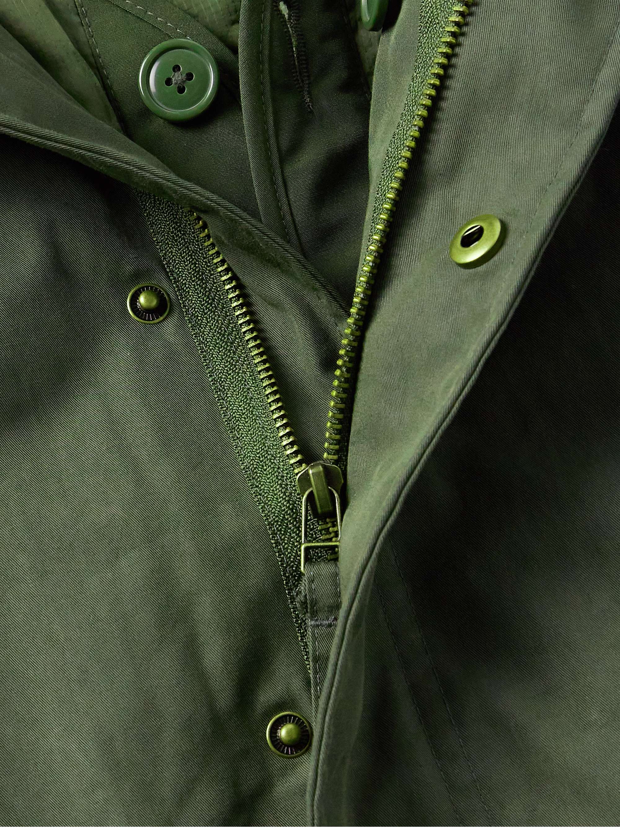 Oscar Convertible Cotton and Nylon-Blend Twill Hooded Jacket with Ripstop Liner view