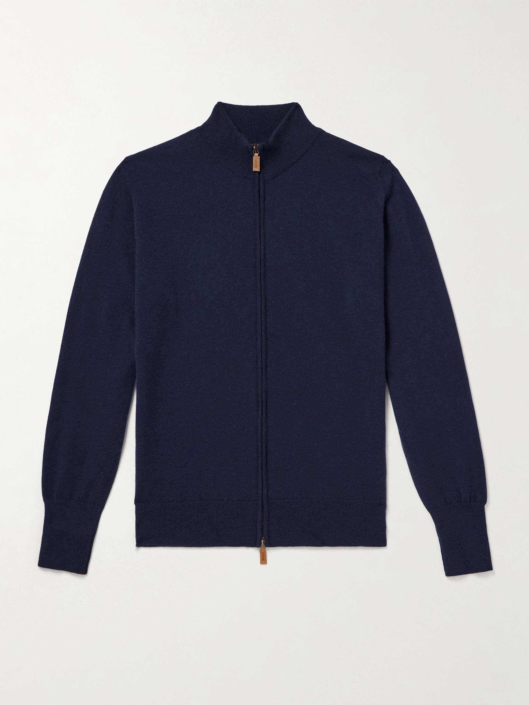 Oxton Cashmere Zip-Up Cardigan hero visual