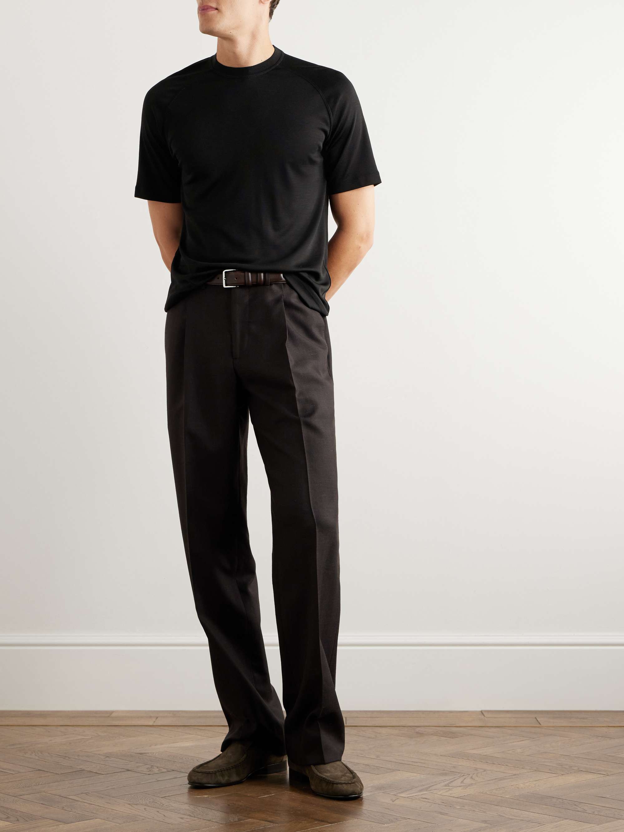High Performance™ Wool-Jersey T-Shirt view