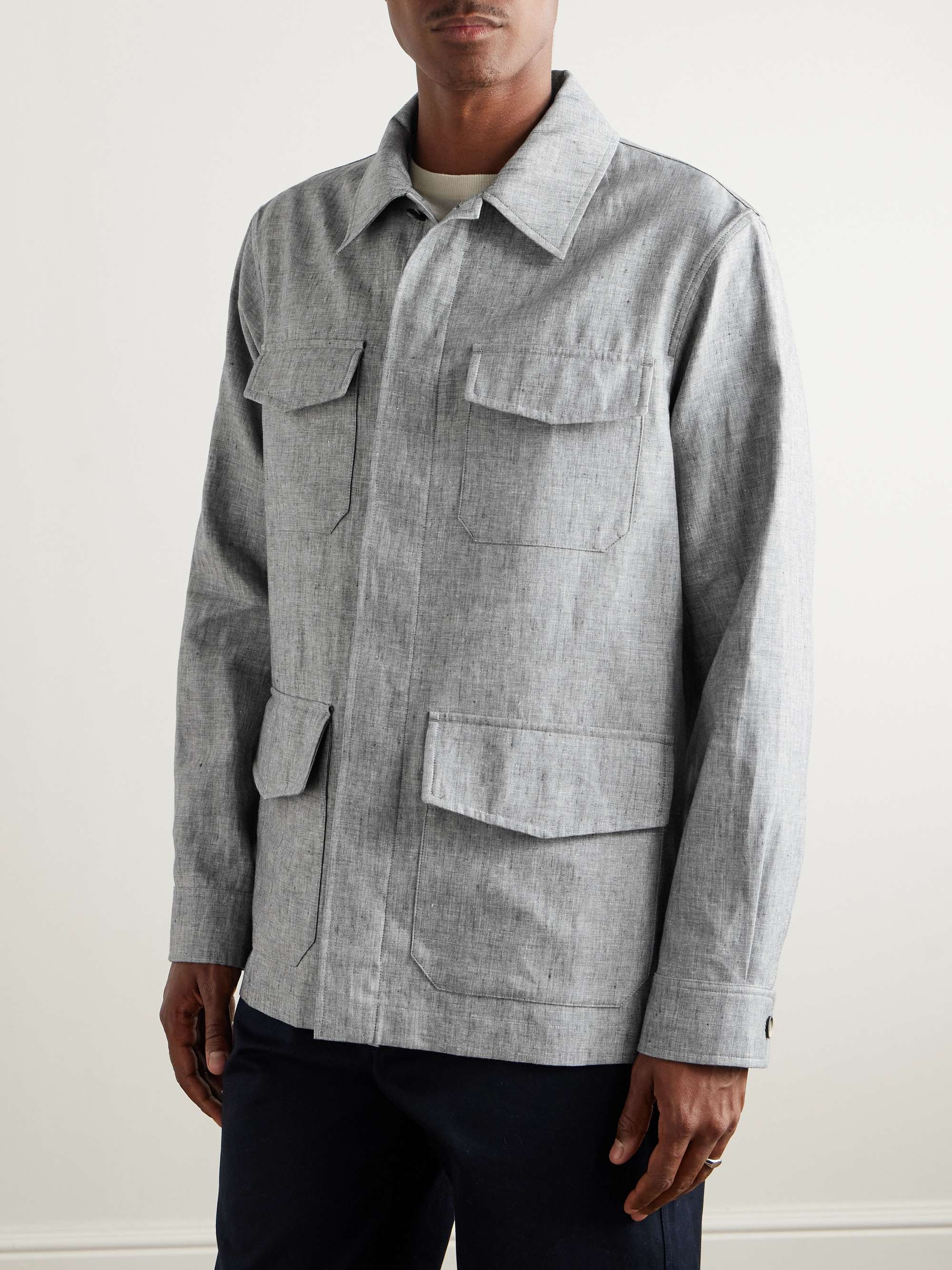 Linen Field Jacket view