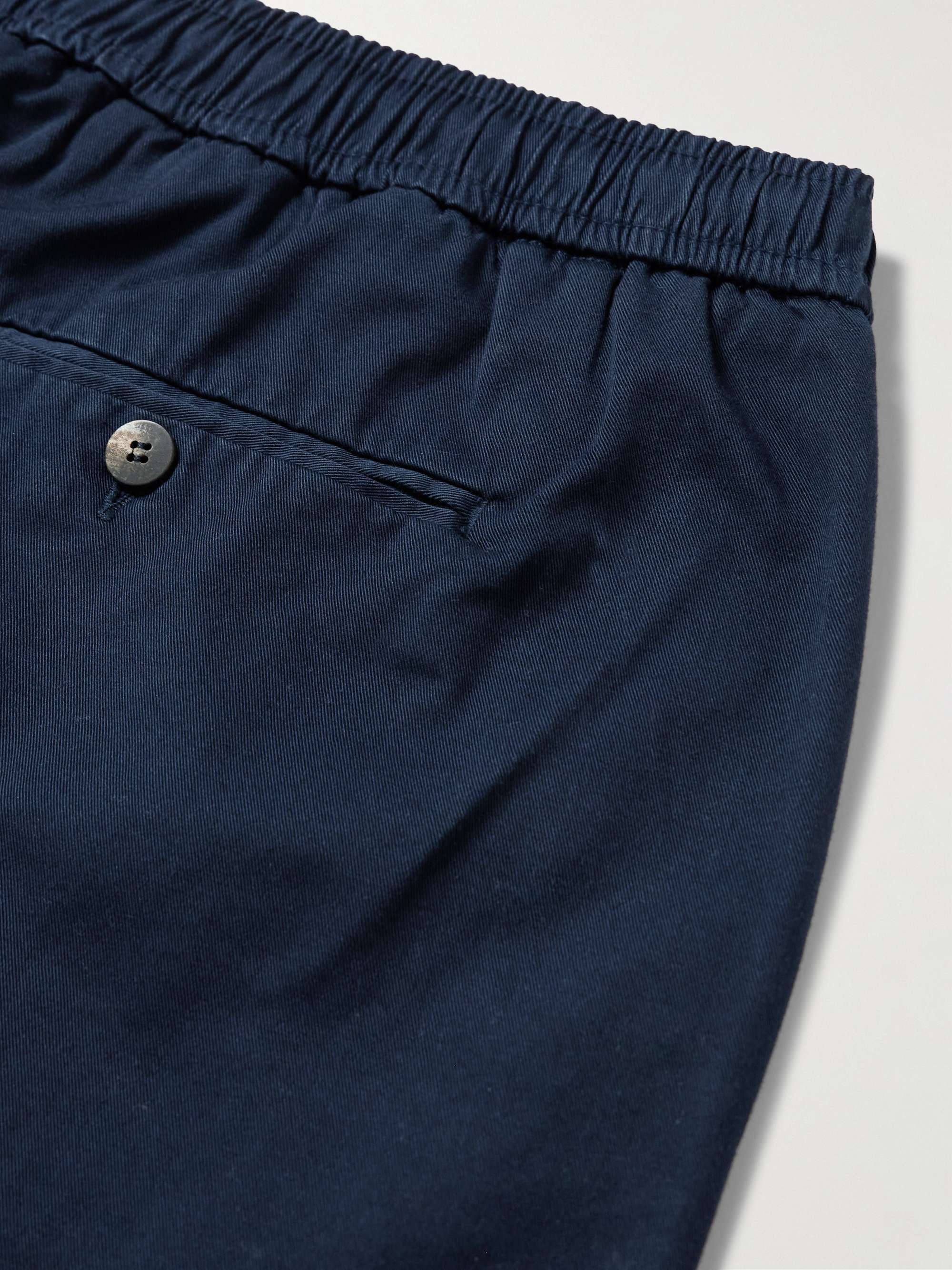 Rui Straight-Leg Cotton-Blend Twill Drawstring Shorts view