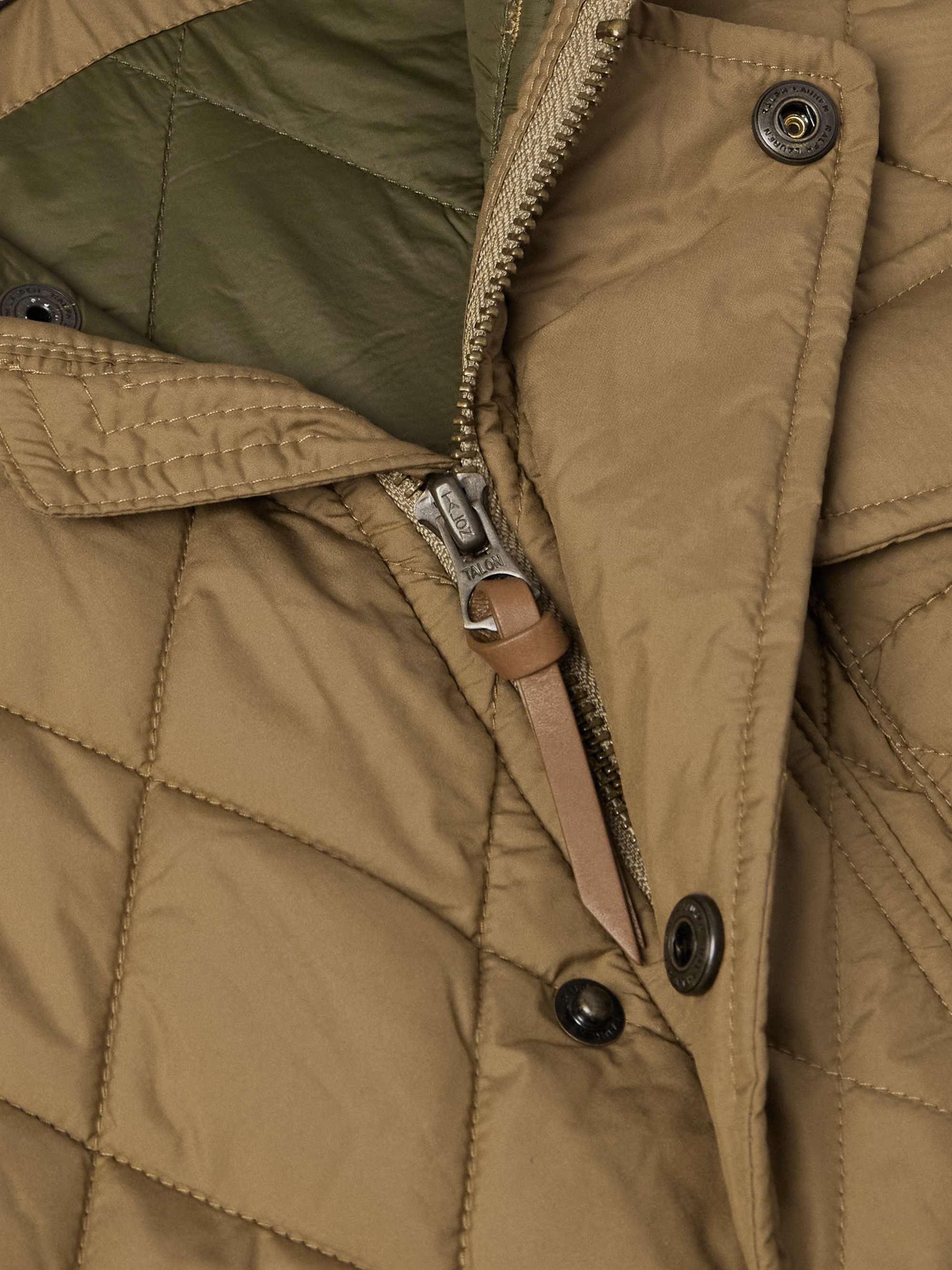Beaton Corduroy-Trimmed Padded Quilted Recycled-Shell Gilet view