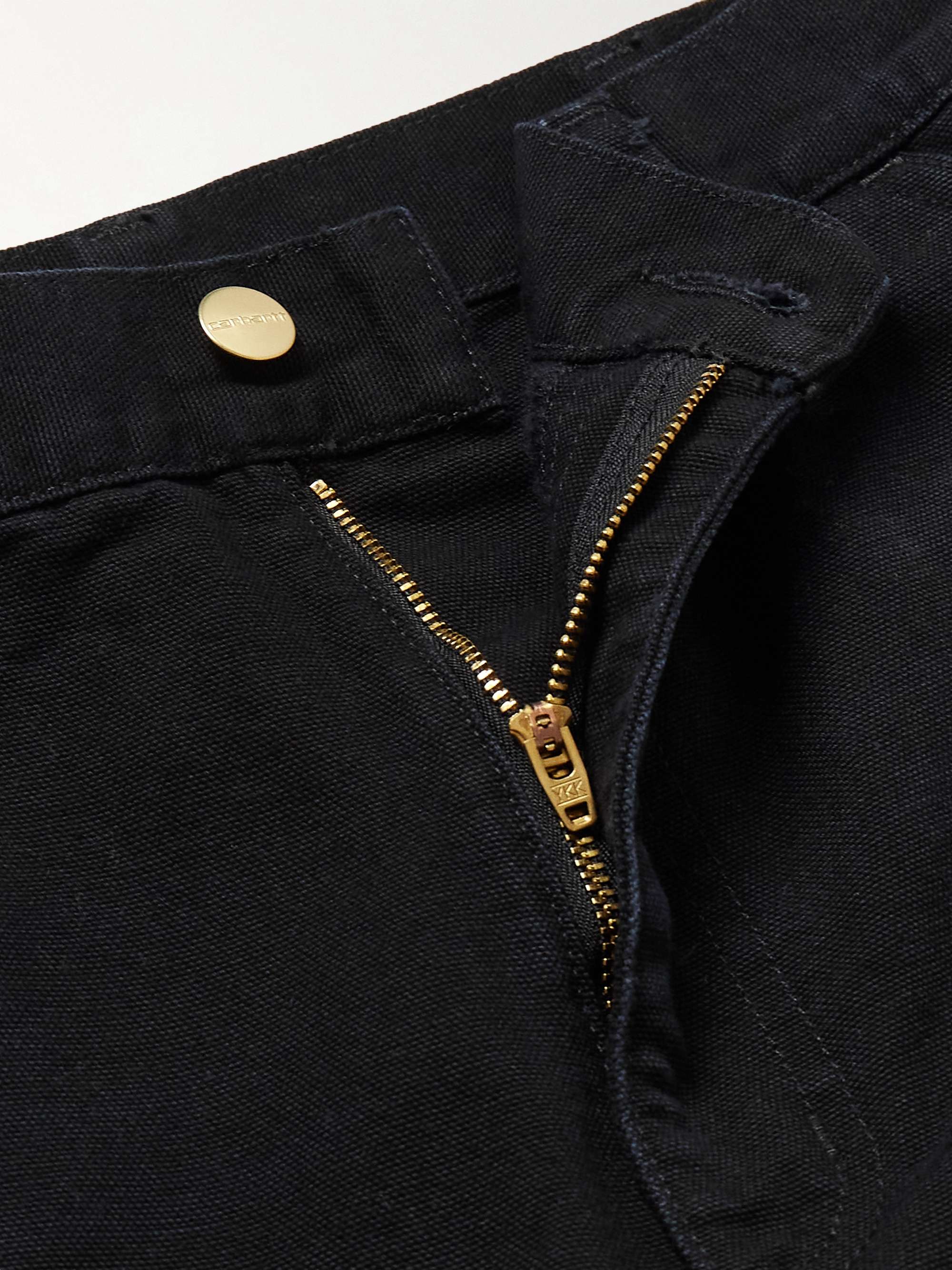 Straight-Leg Organic Cotton-Canvas Shorts view