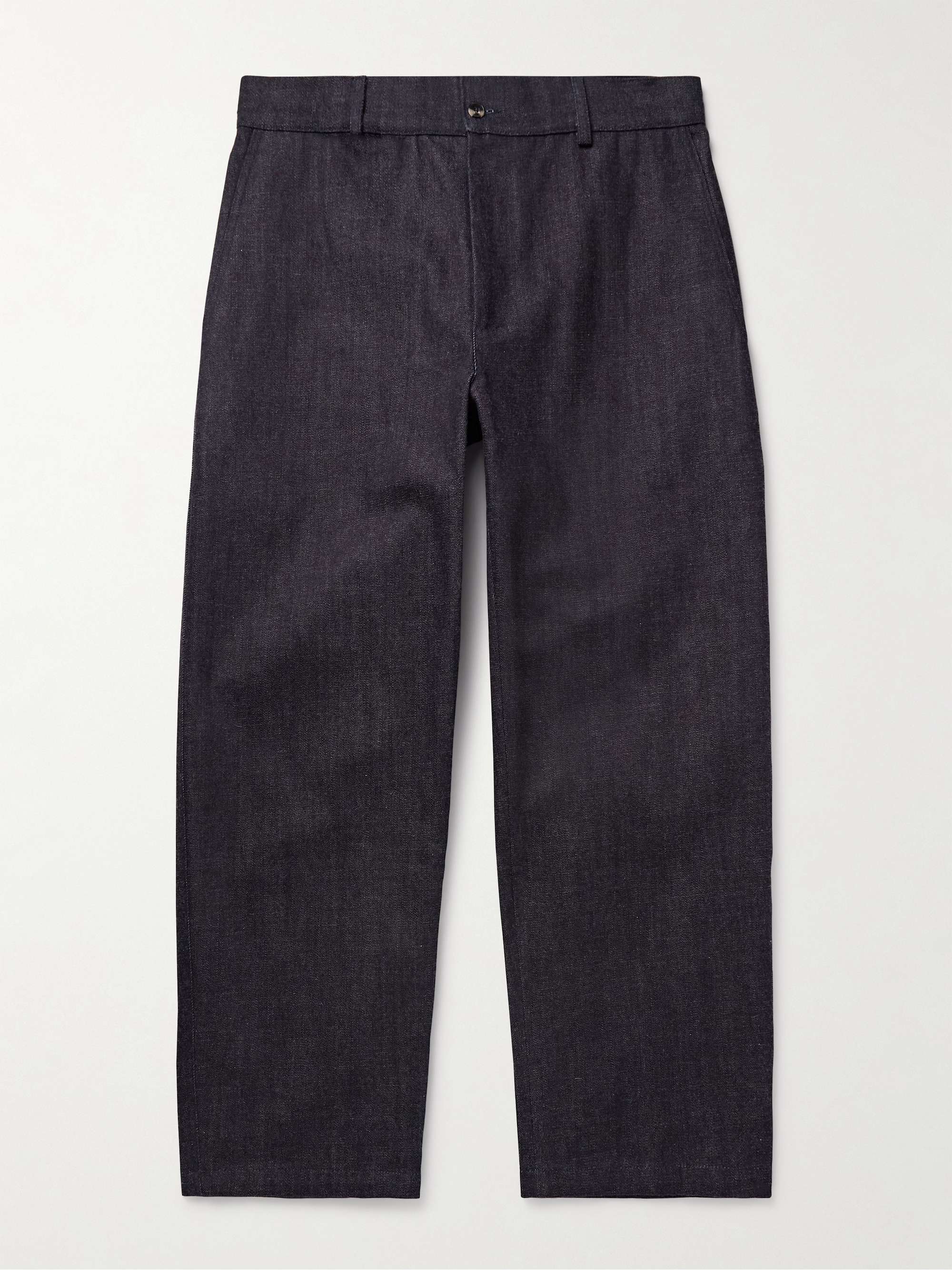 Balloon Straight-Leg Denim Trousers hero visual