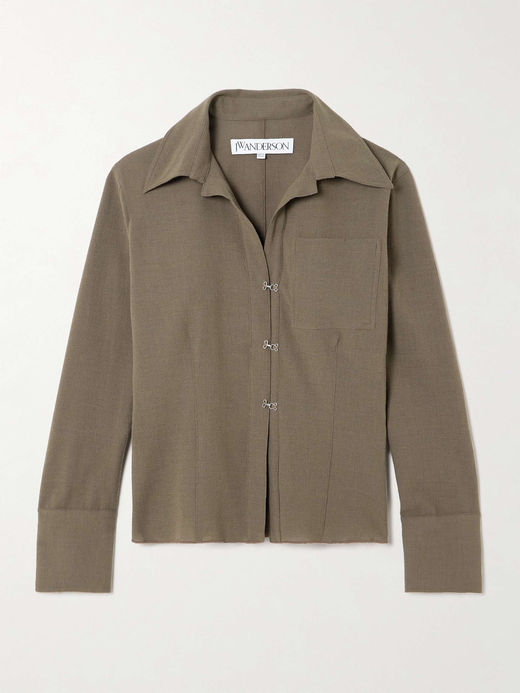 Hook and Bar wool-blend shirt hero visual