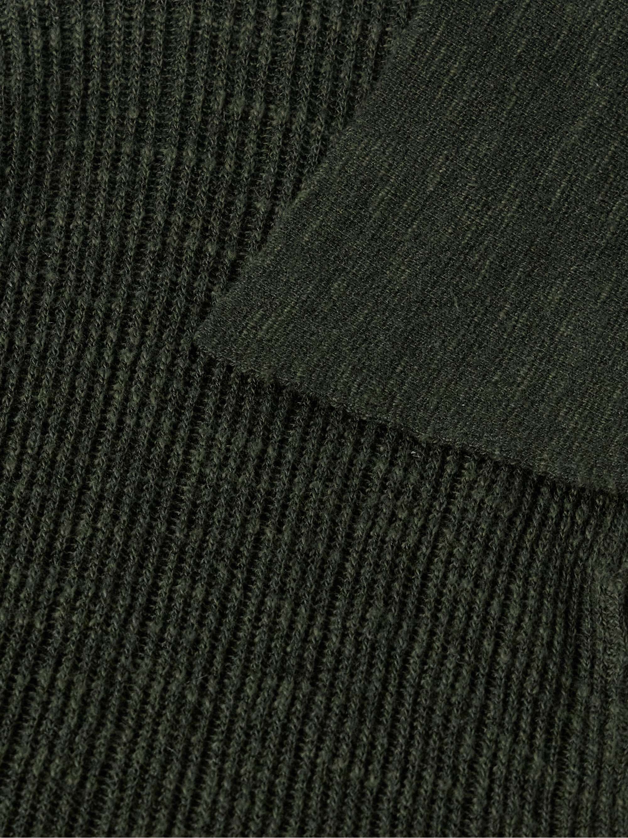 Joaquim Ribbed Cotton-Blend Polo Shirt view