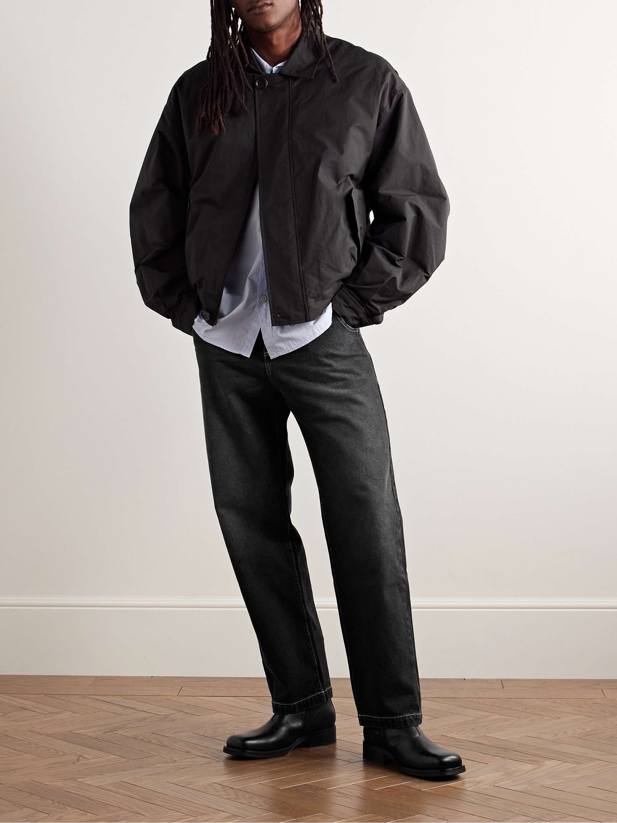 Regular Straight-Leg Organic Jeans view