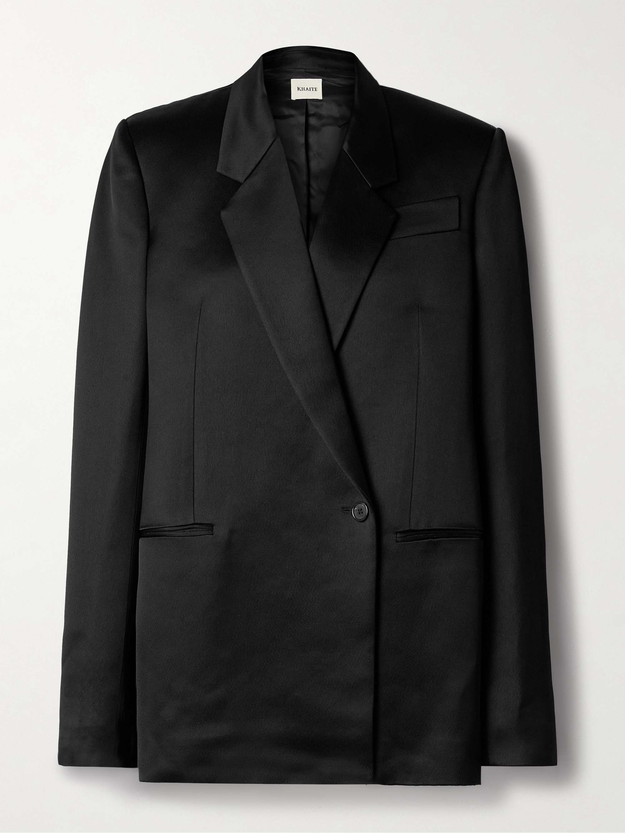 Willow double-breasted mikado blazer hero visual