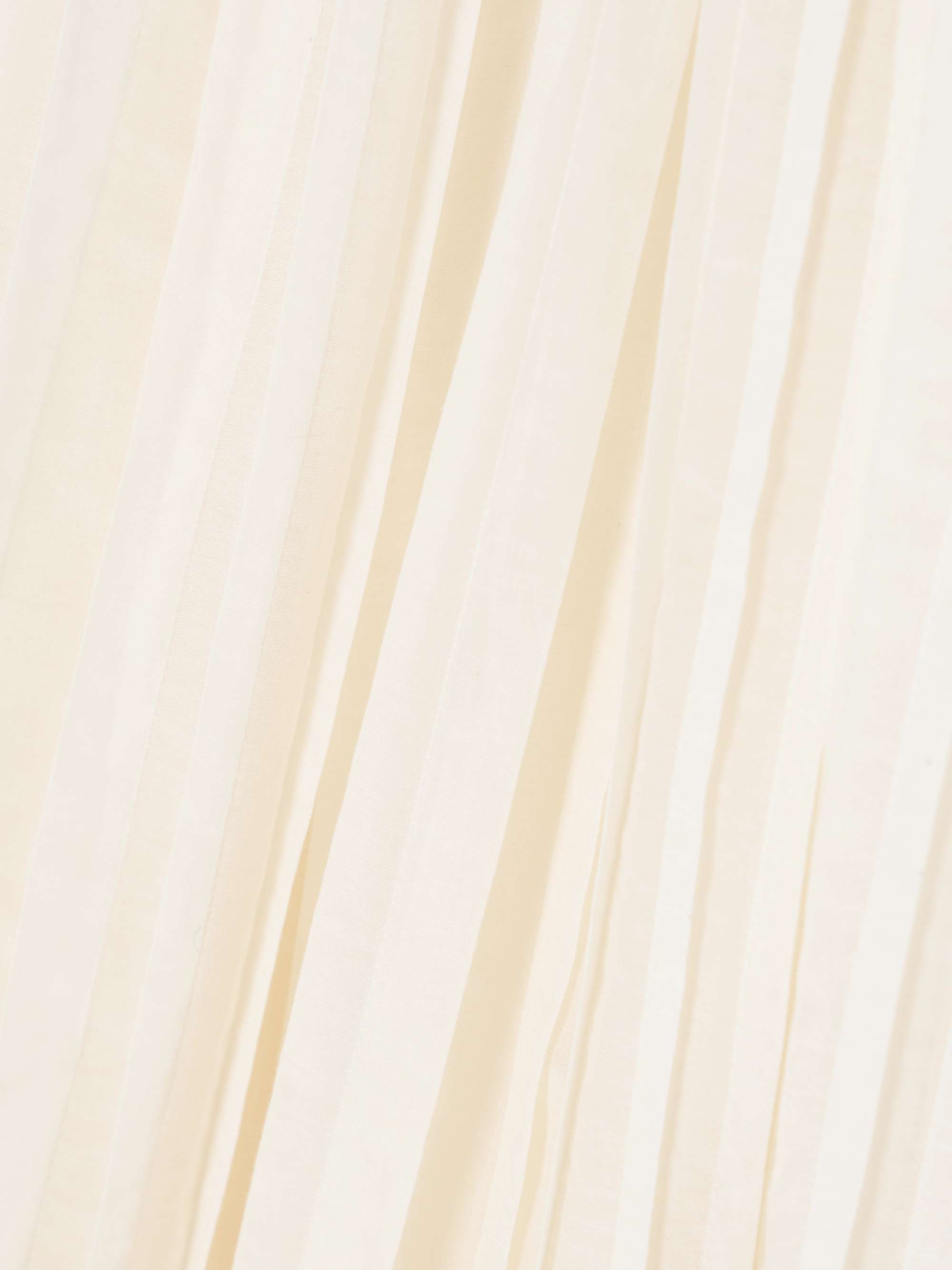 Pintucked cotton and silk-blend voile midi skirt view