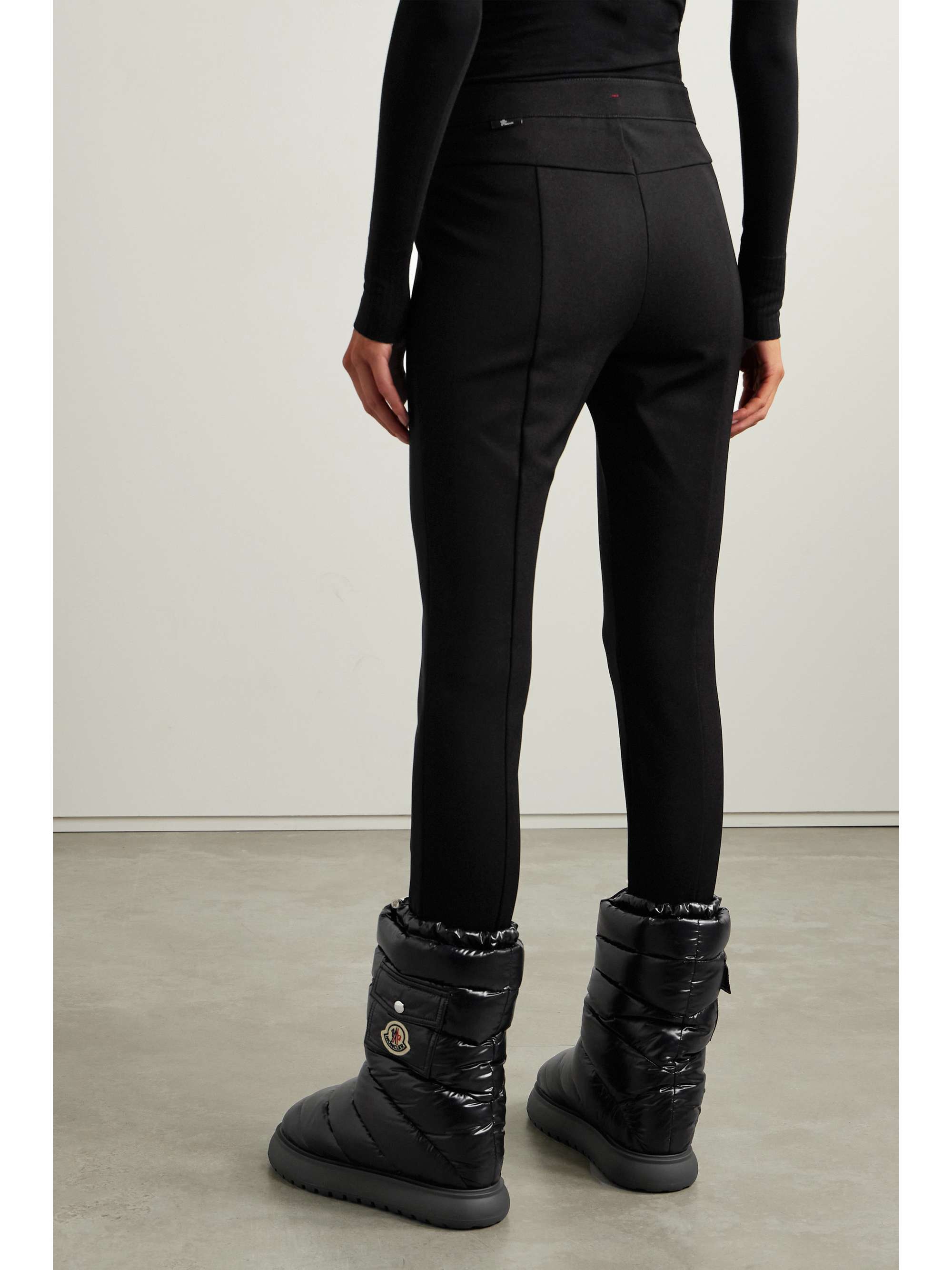 Twill slim-leg stirrup ski pants view