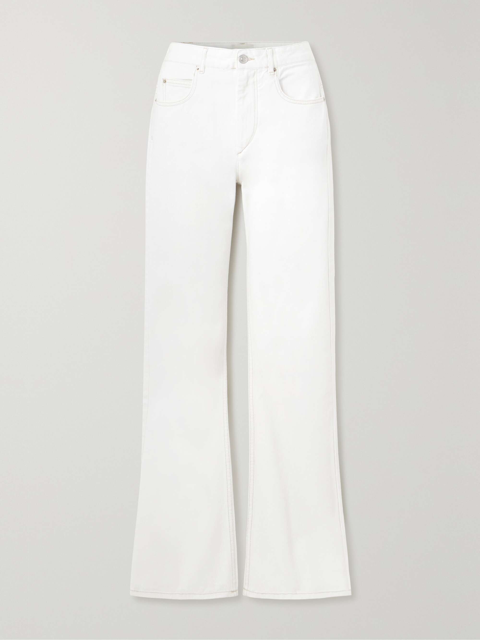 Belvira high-rise flared jeans hero visual