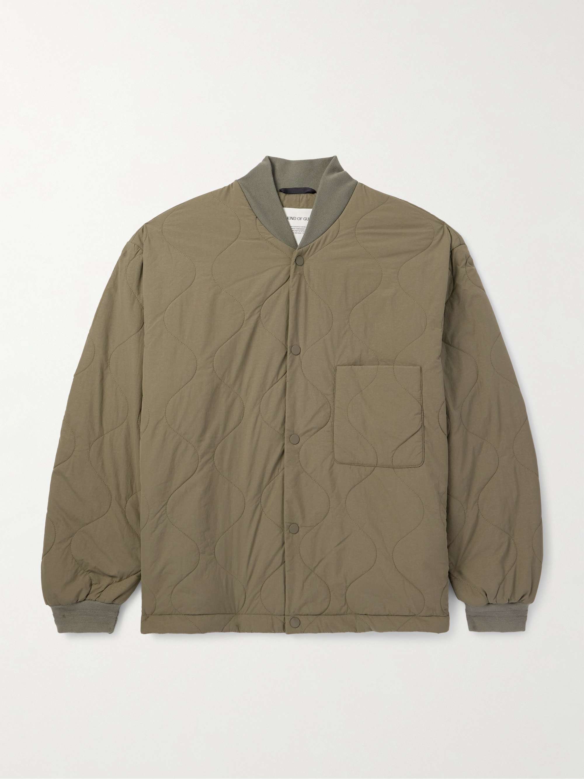 Amaru Quilted Shell Bomber Jacket hero visual