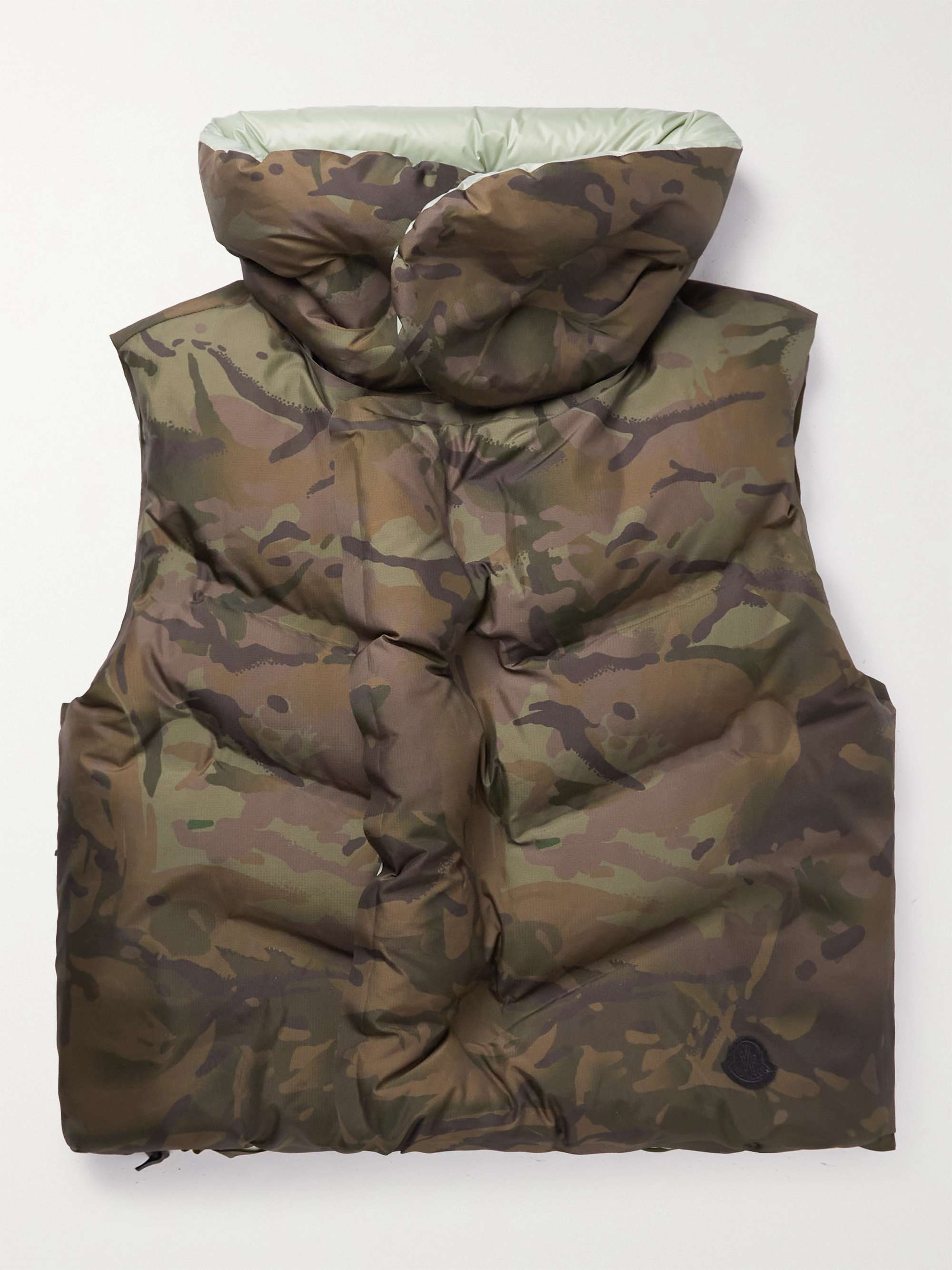 + Dingyun Zhang Zadena Reversible Logo-Appliquéd Quilted Ripstop Down Gilet hero visual