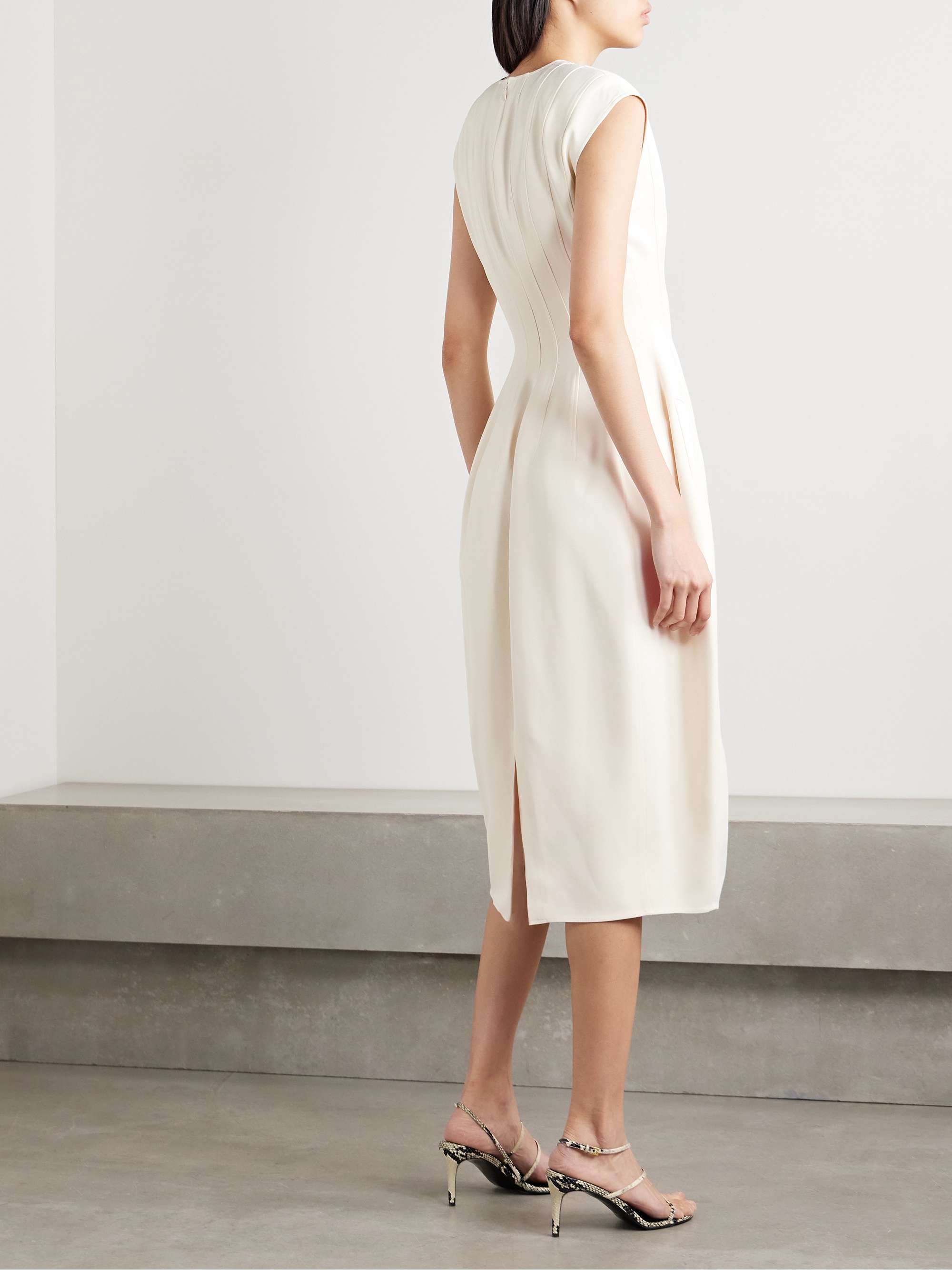 Bichette crepe midi dress view