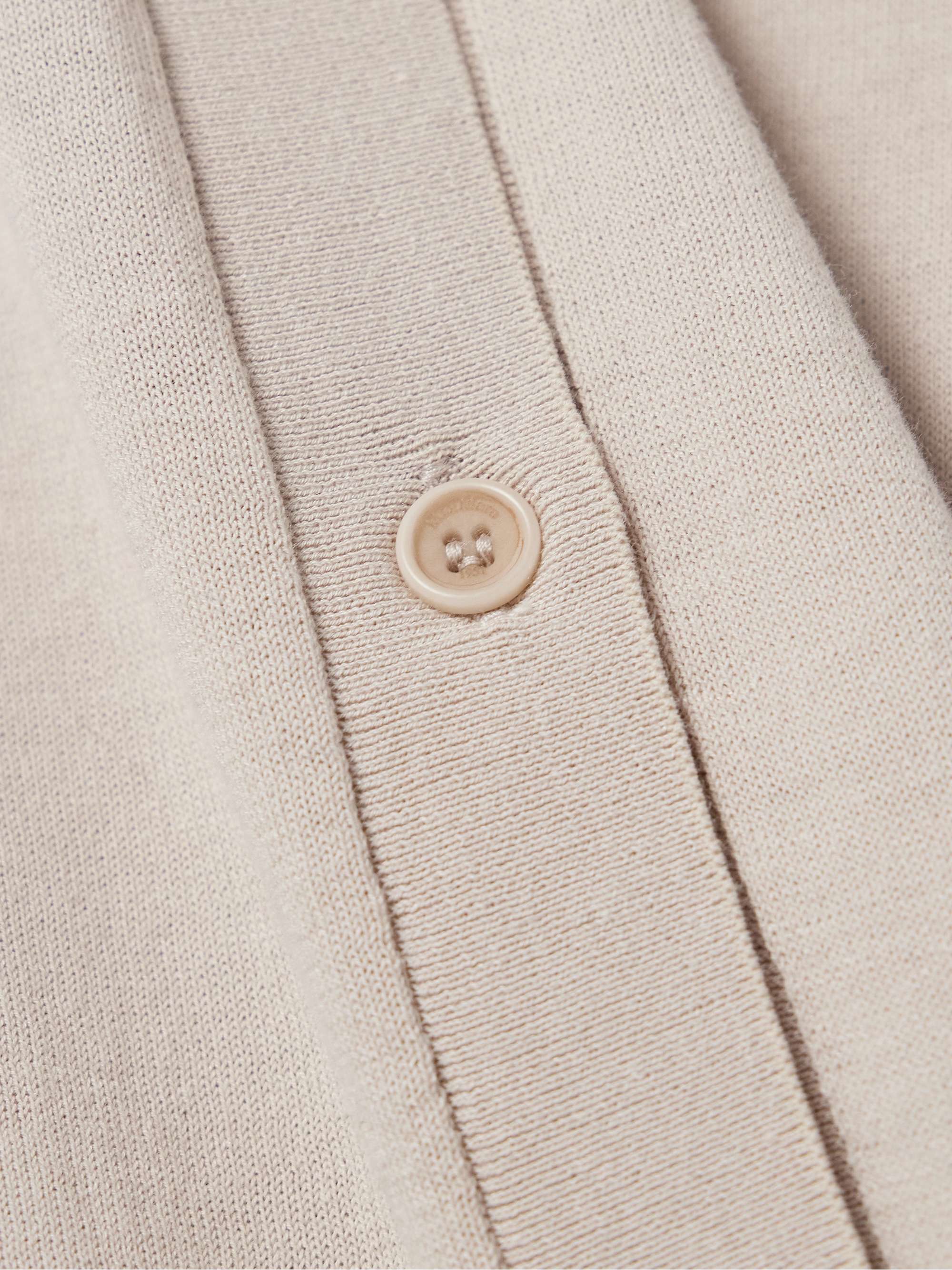 Cotton and silk-blend cardigan view