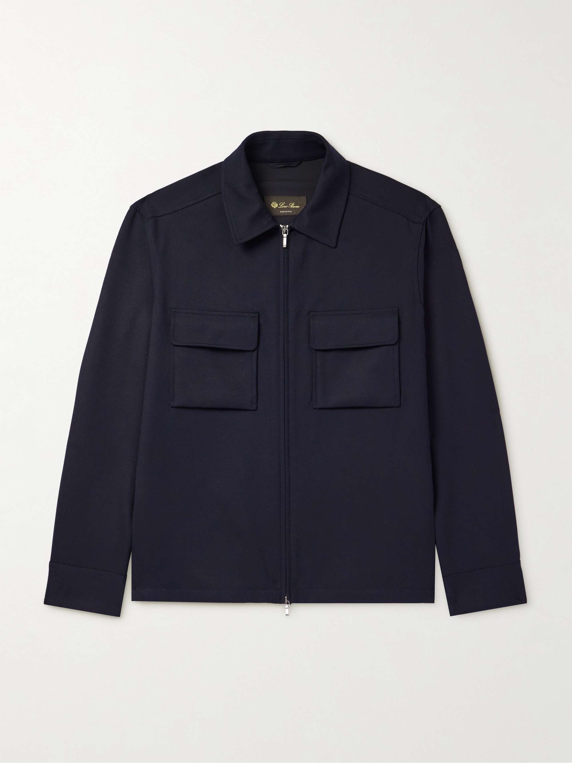 Wool-Blend Blouson Jacket hero visual
