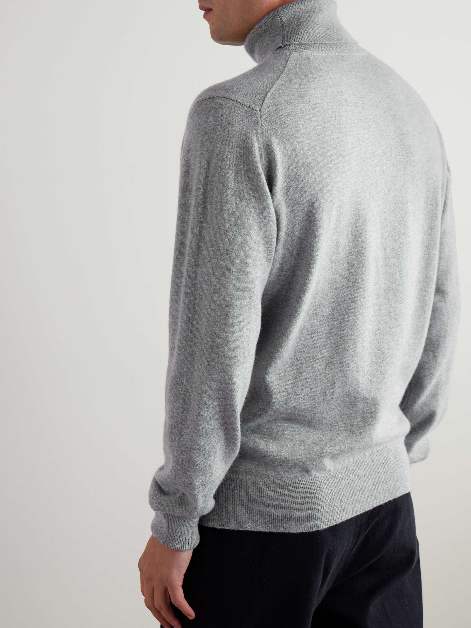 Oxton Slim-Fit Cashmere Rollneck Sweater view