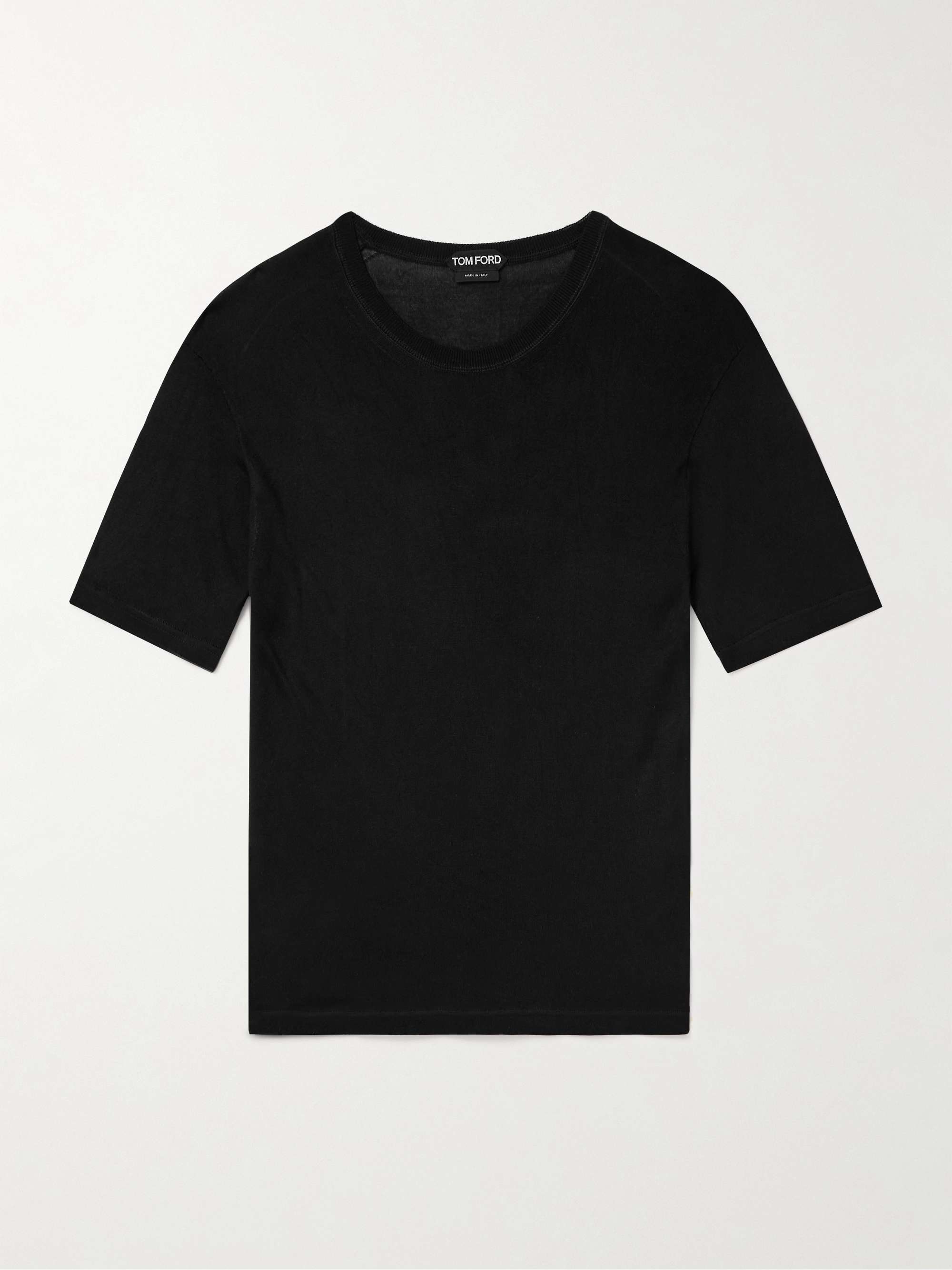 Silk-Blend T-Shirt hero visual