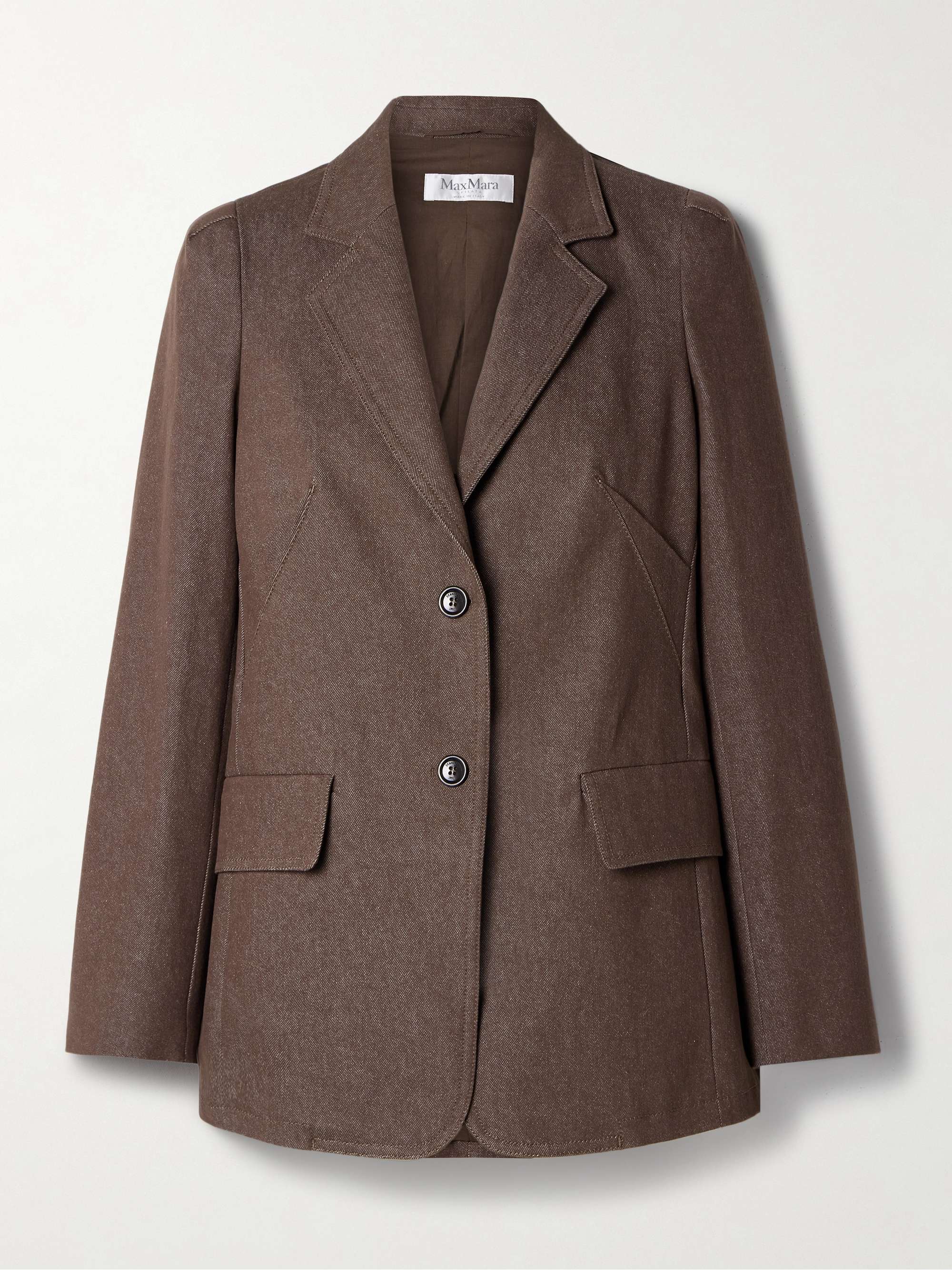 Cotton-twill blazer hero visual