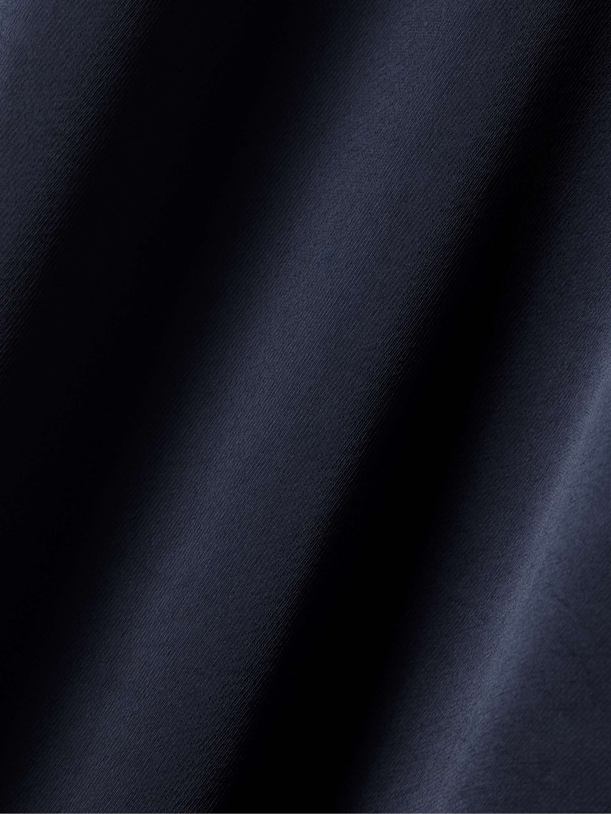 Raven satin-twill shirt view