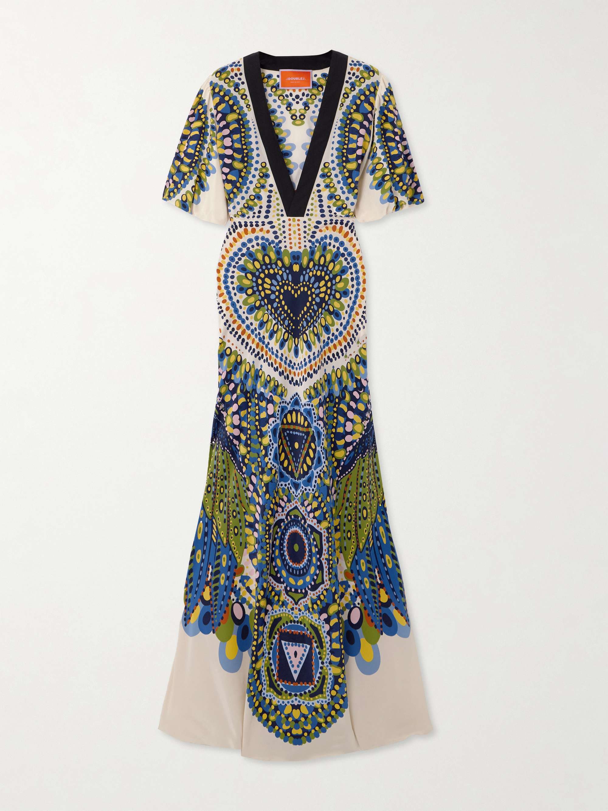 Marlene printed silk-crepe maxi dress hero visual