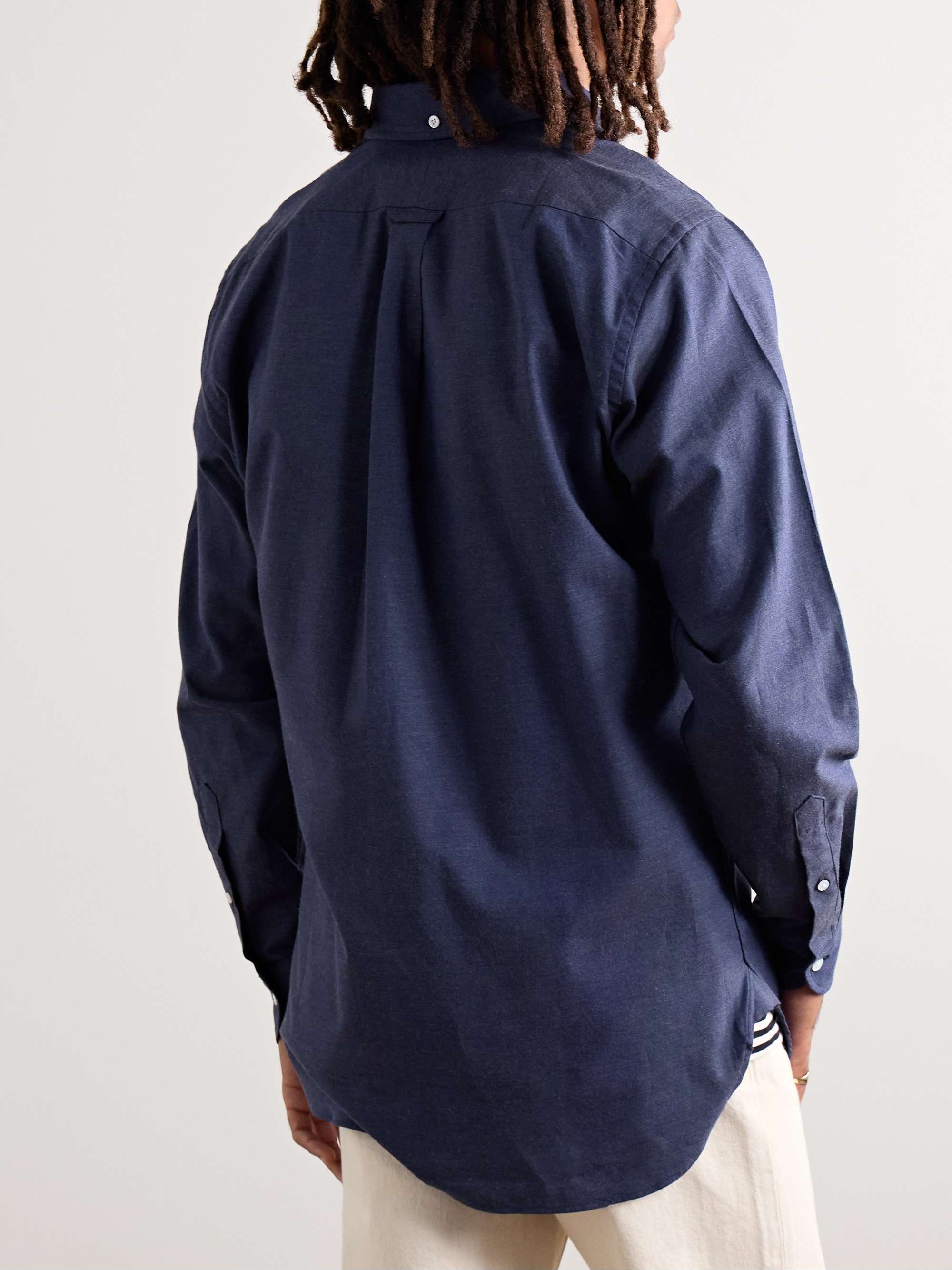 Button-Down Collar Cotton-Flannel Shirt view