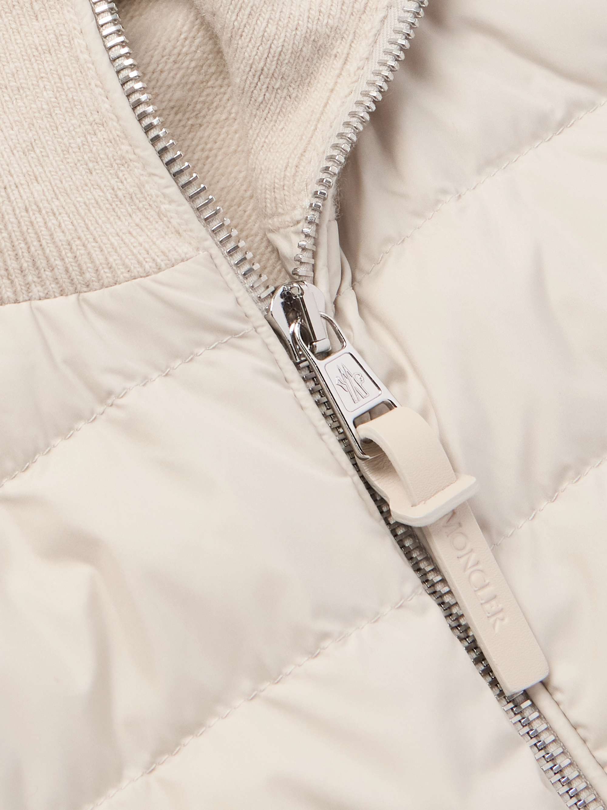 Wool and Cashmere-Blend and Quilted Shell Down Jacket view