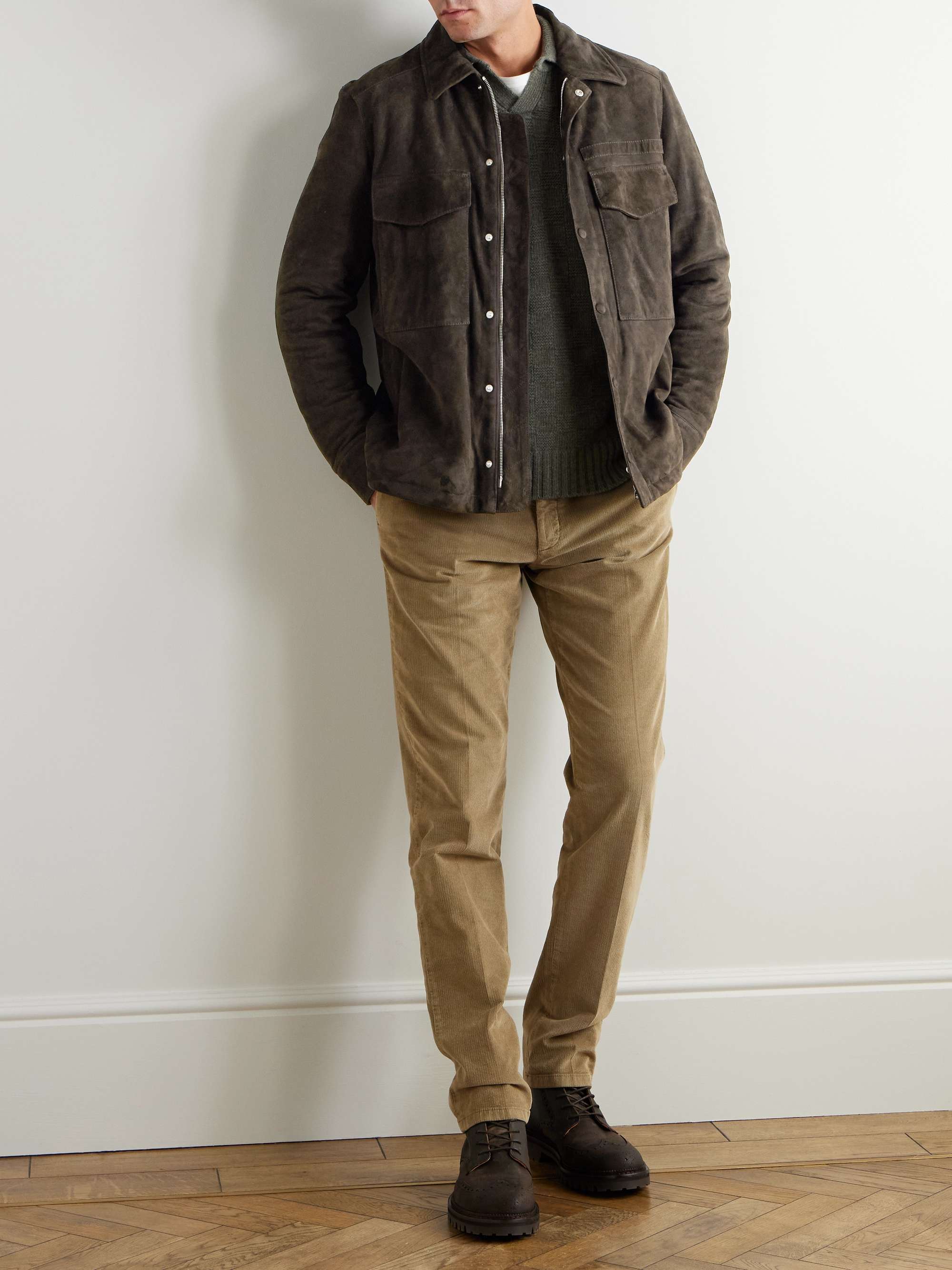 Robert Padded Suede Jacket view