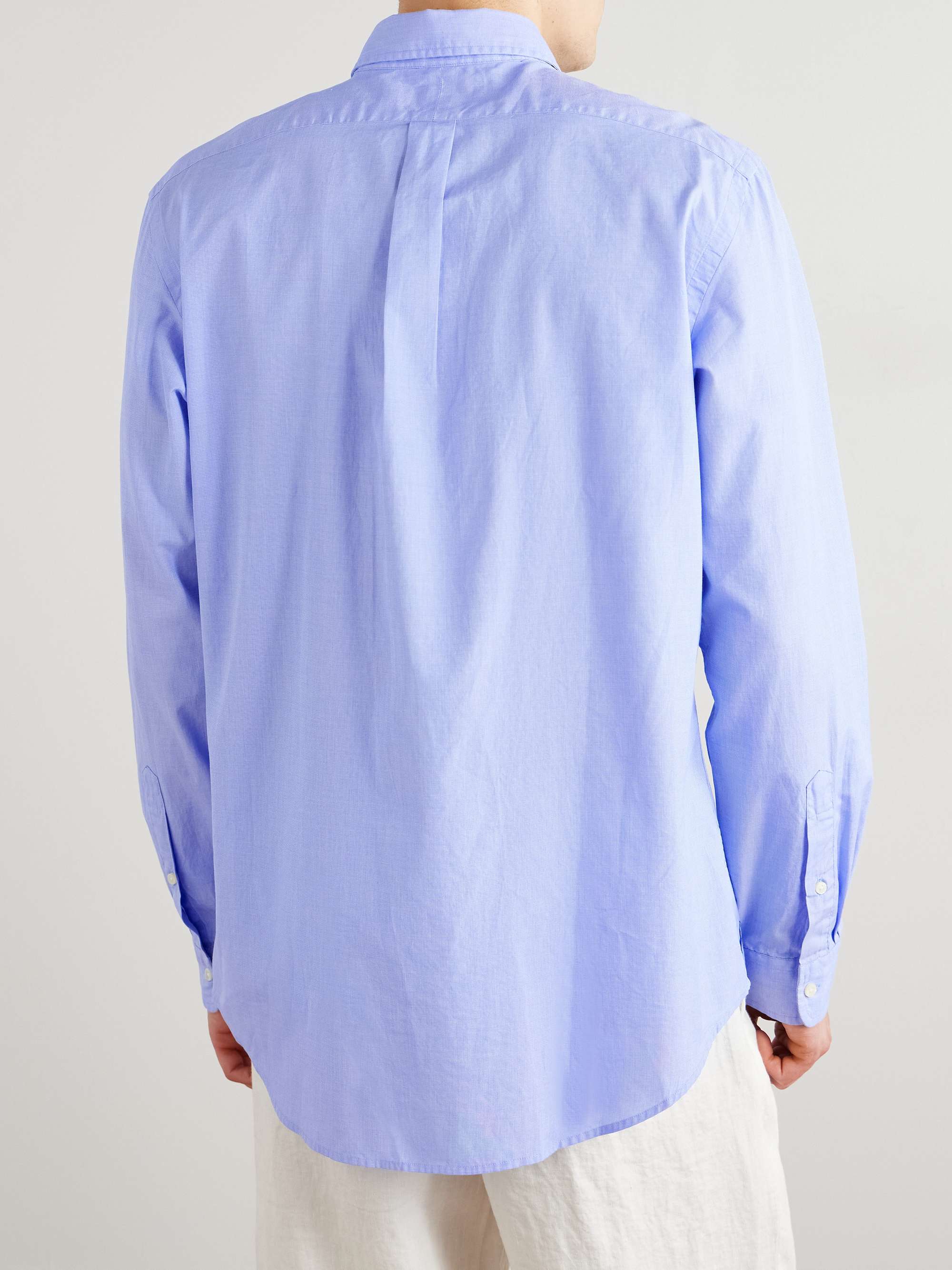 Button-Down Collar Cotton Shirt view