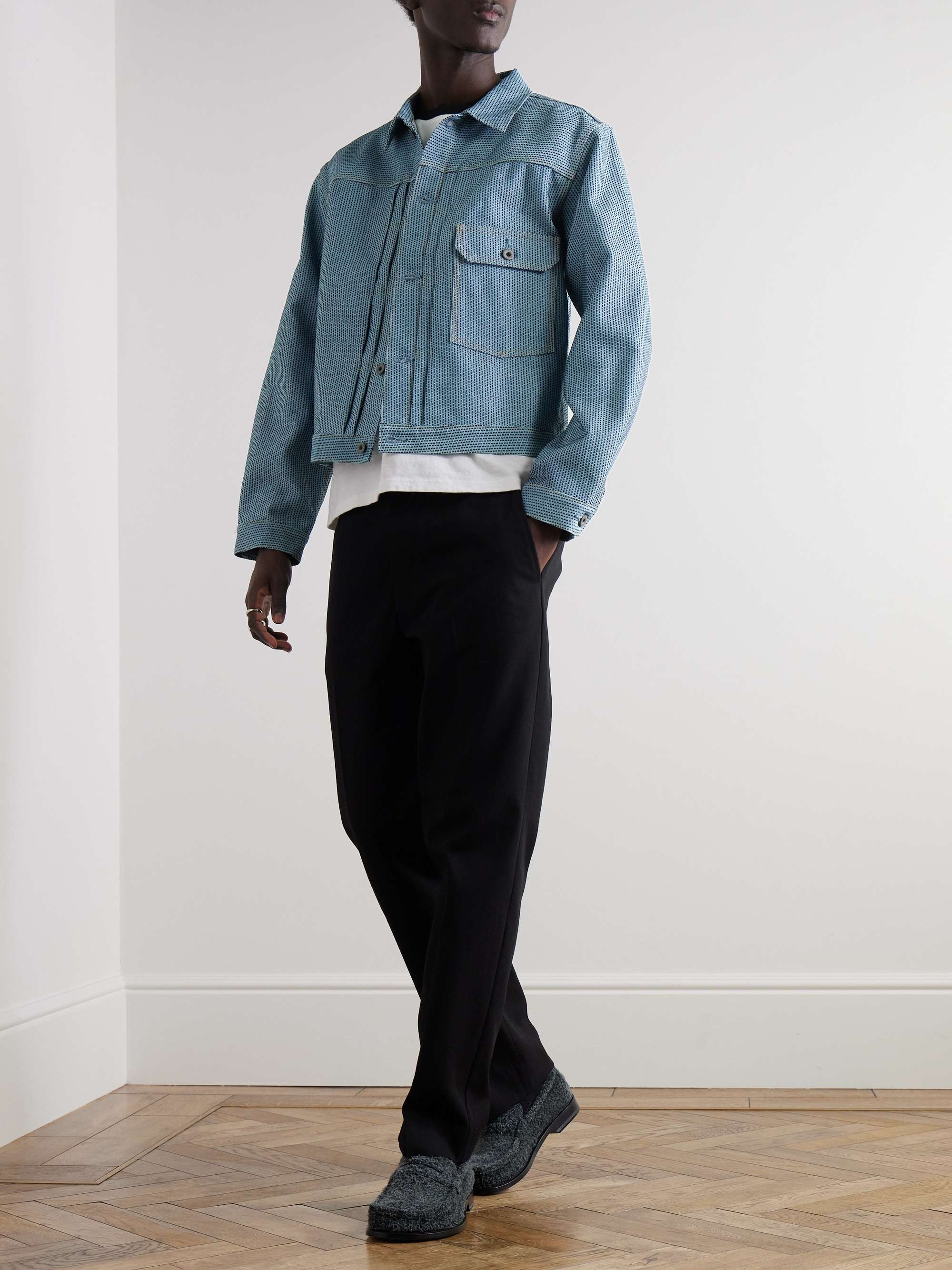 Century Embroidered Denim Jacket view