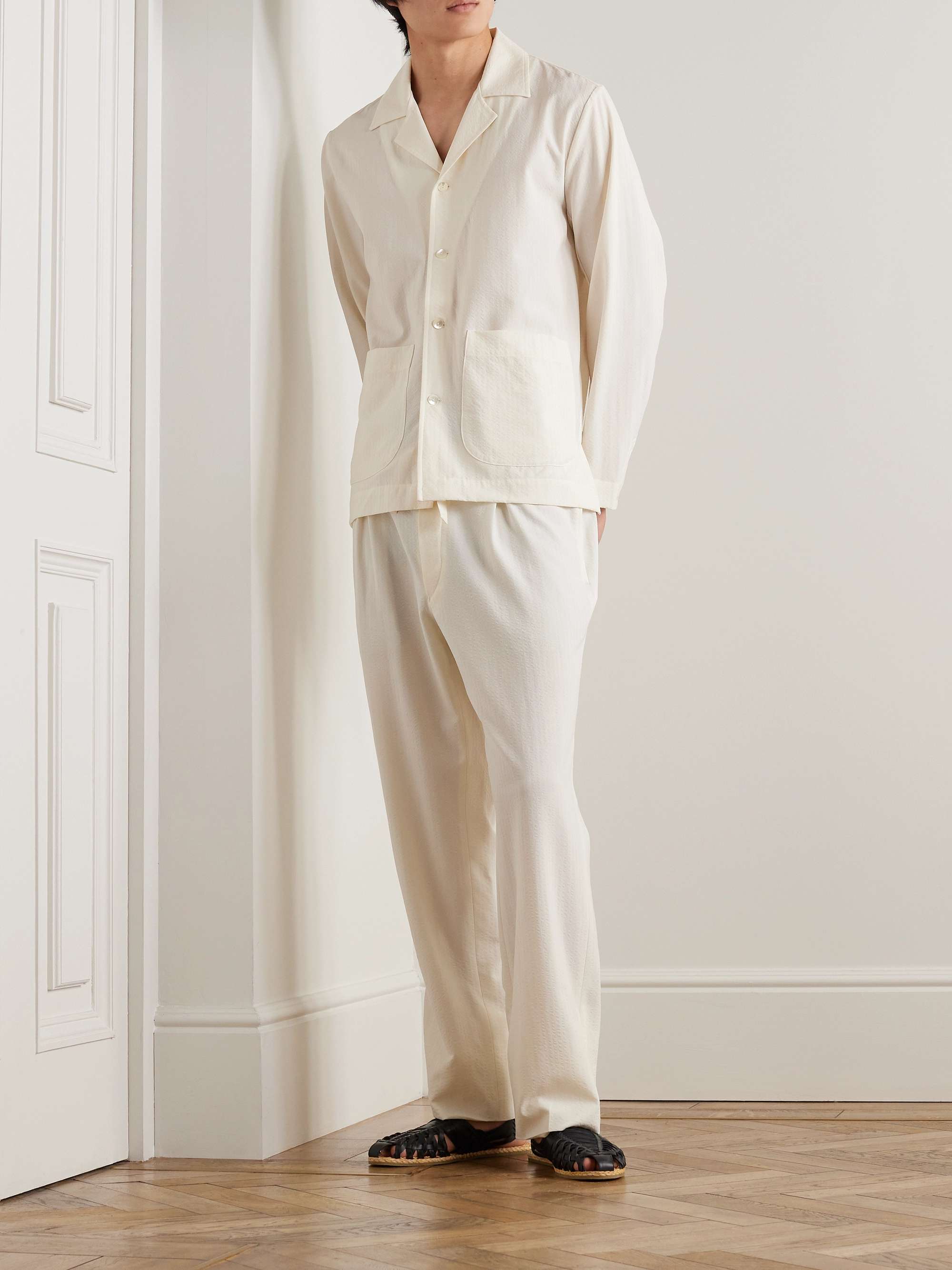Wool-Seersucker Overshirt view
