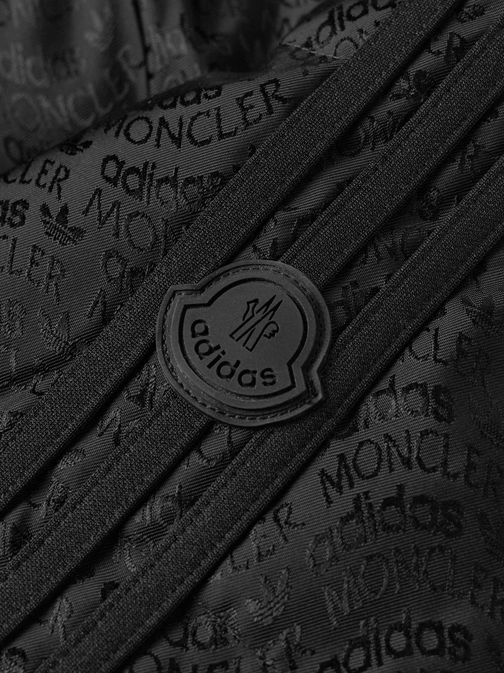 + adidas Originals Alpbach Quilted Logo-Jacquard Shell Hooded Down Jacket view