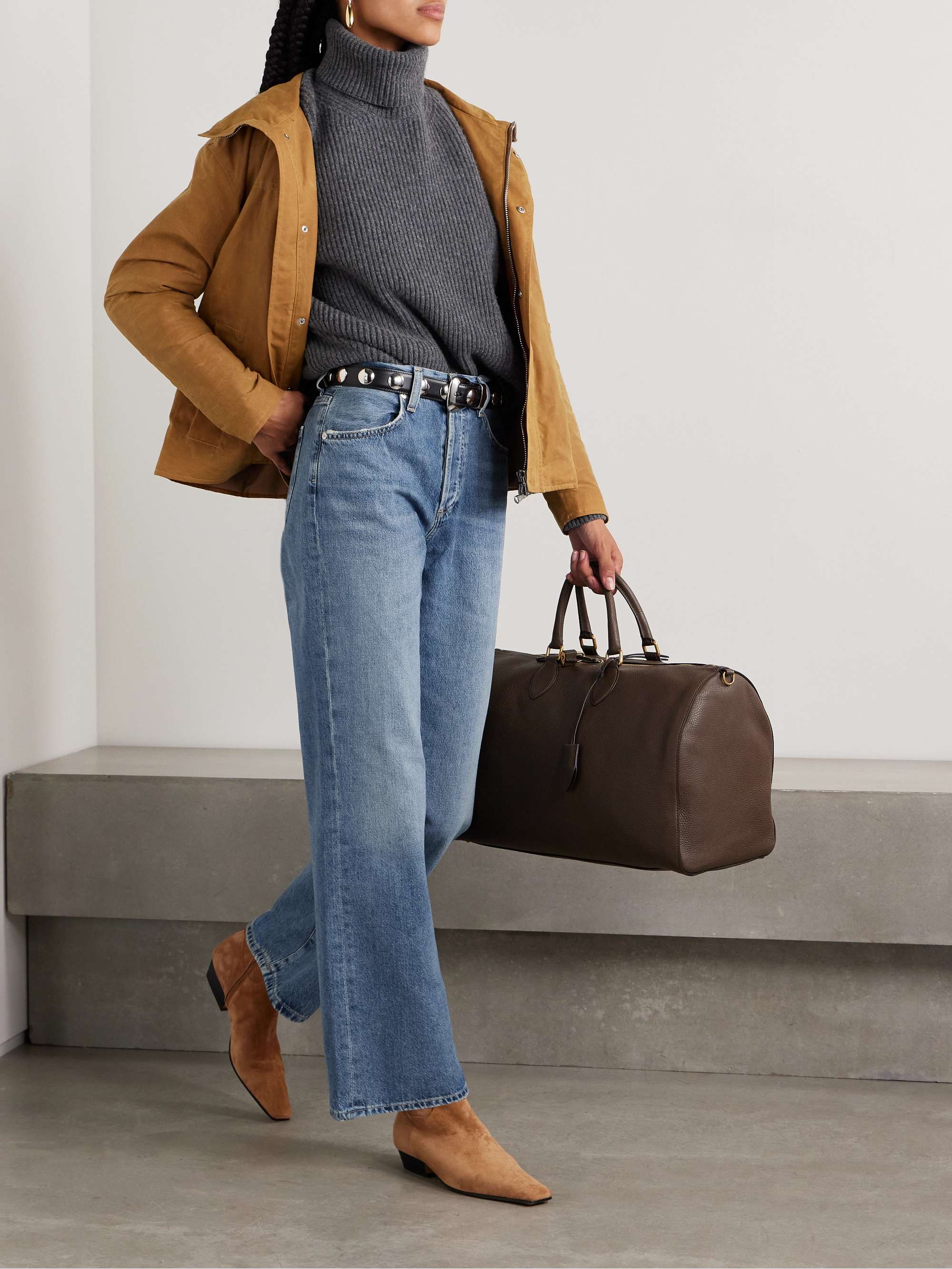 Annina high-rise wide-leg jeans view