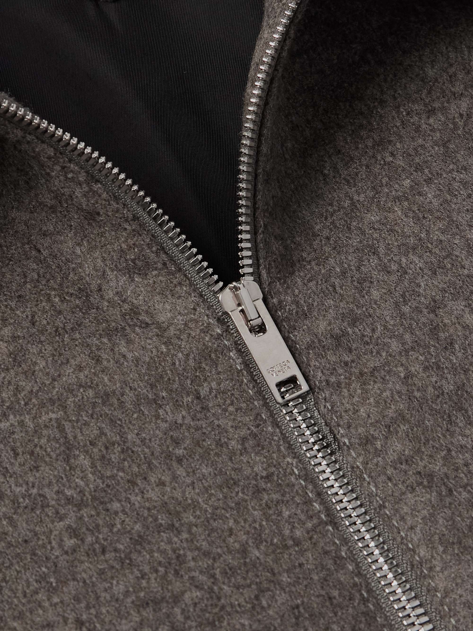 Oversized Wool and Cashmere-Blend Jacket view