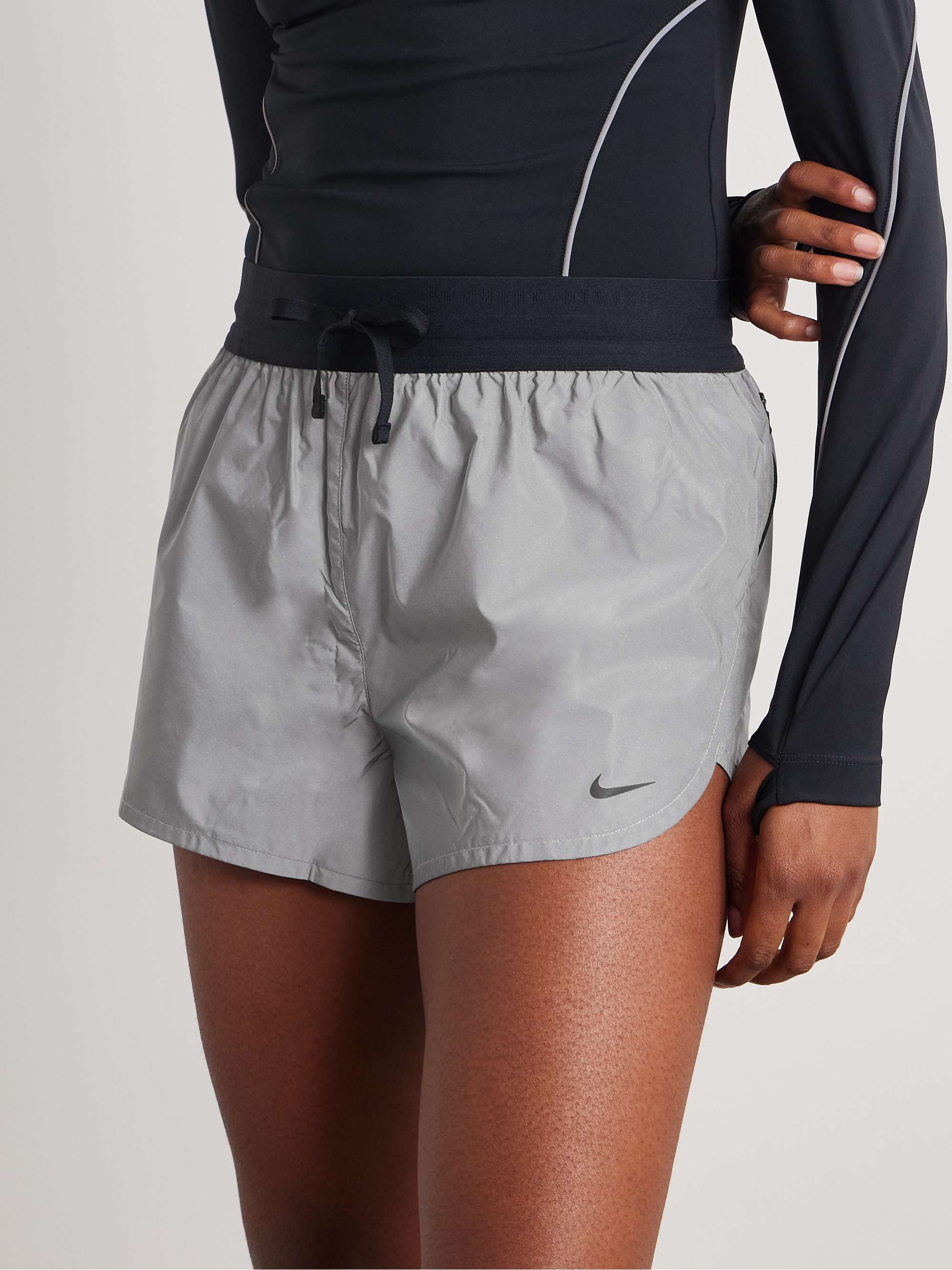 Reflective shell shorts view
