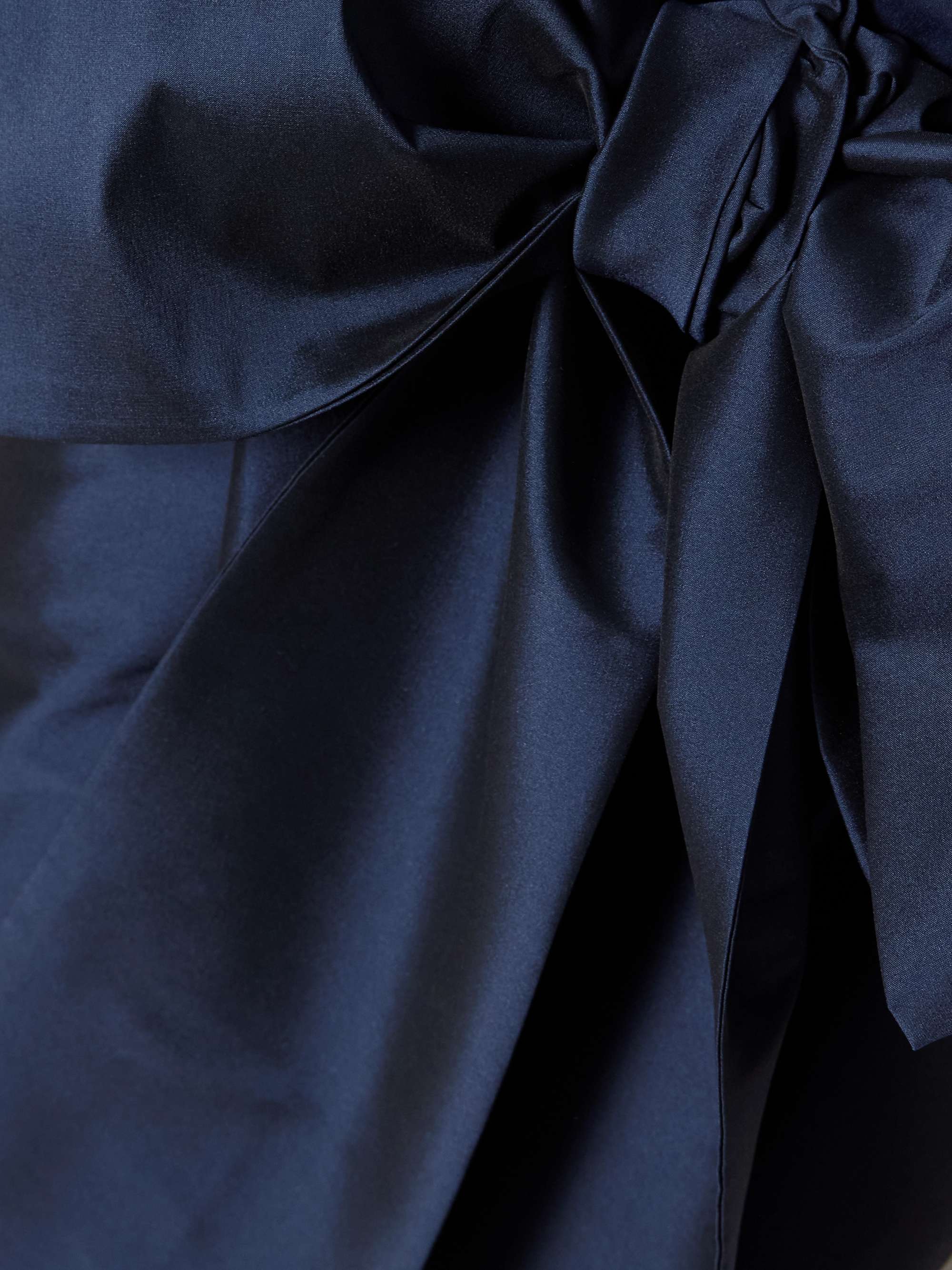 Beatrice belted taffeta maxi shirt dress view