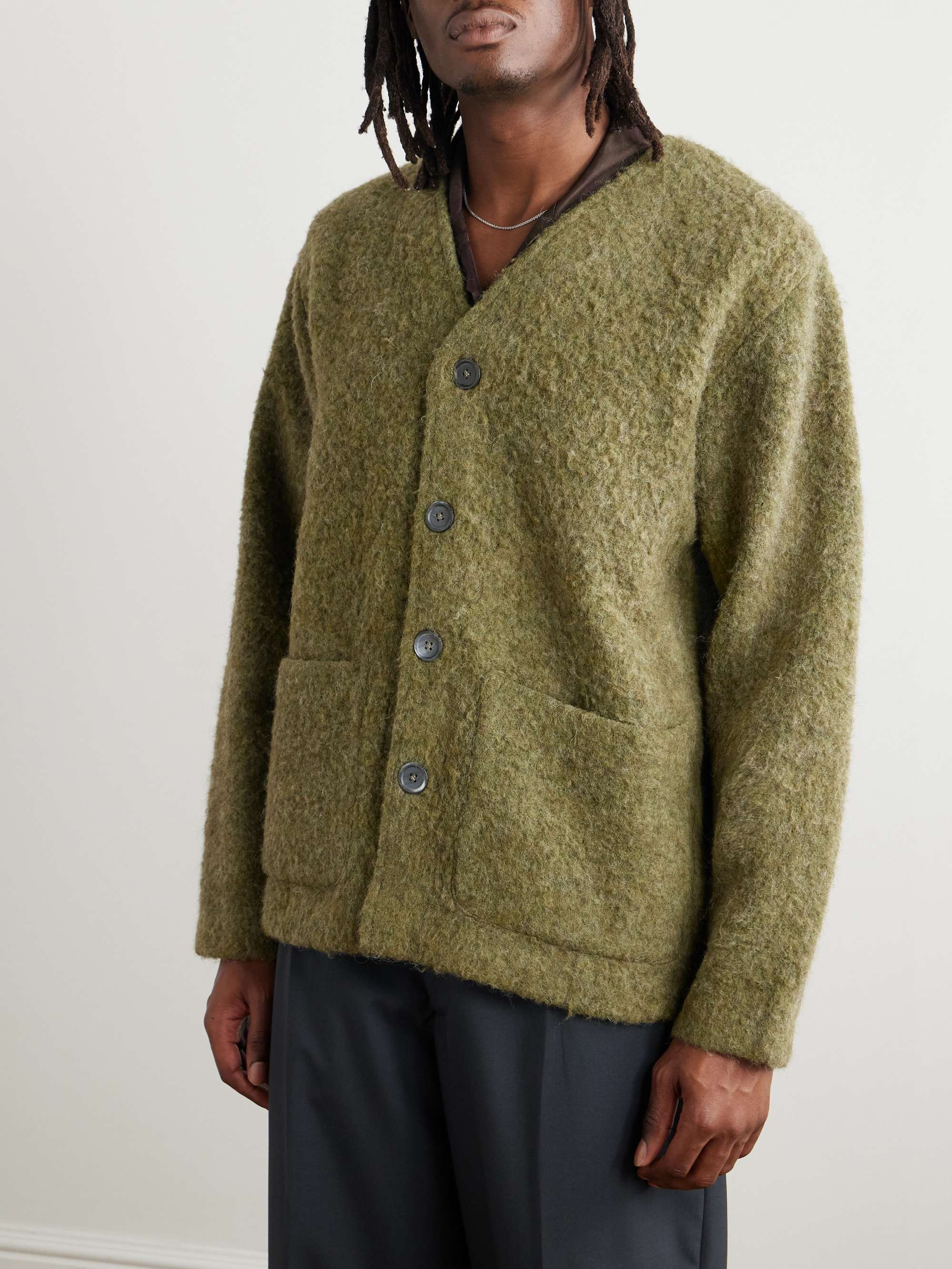 Brushed-Knit Cardigan view