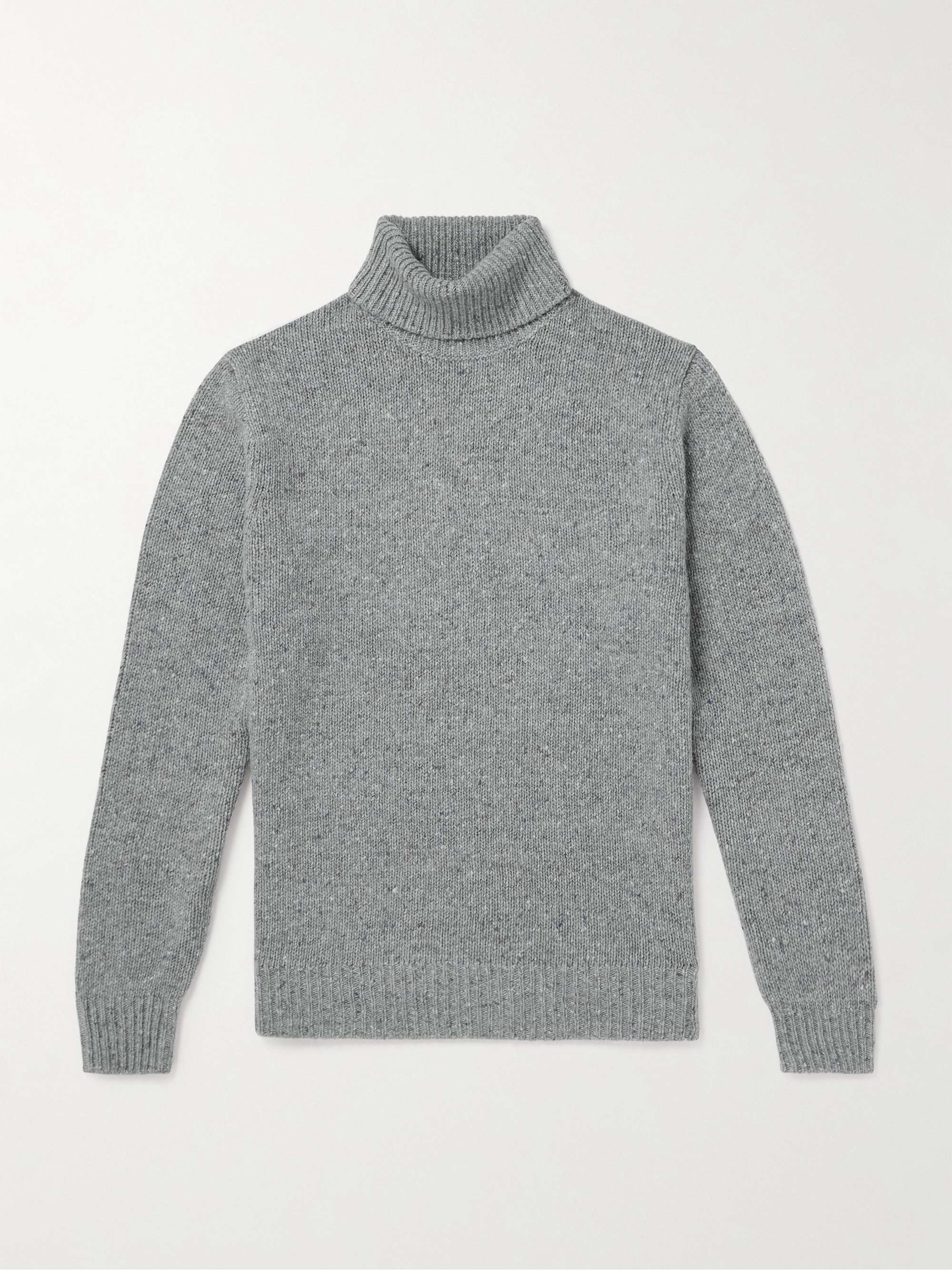 Donegal Wool-Blend Rollneck Sweater hero visual