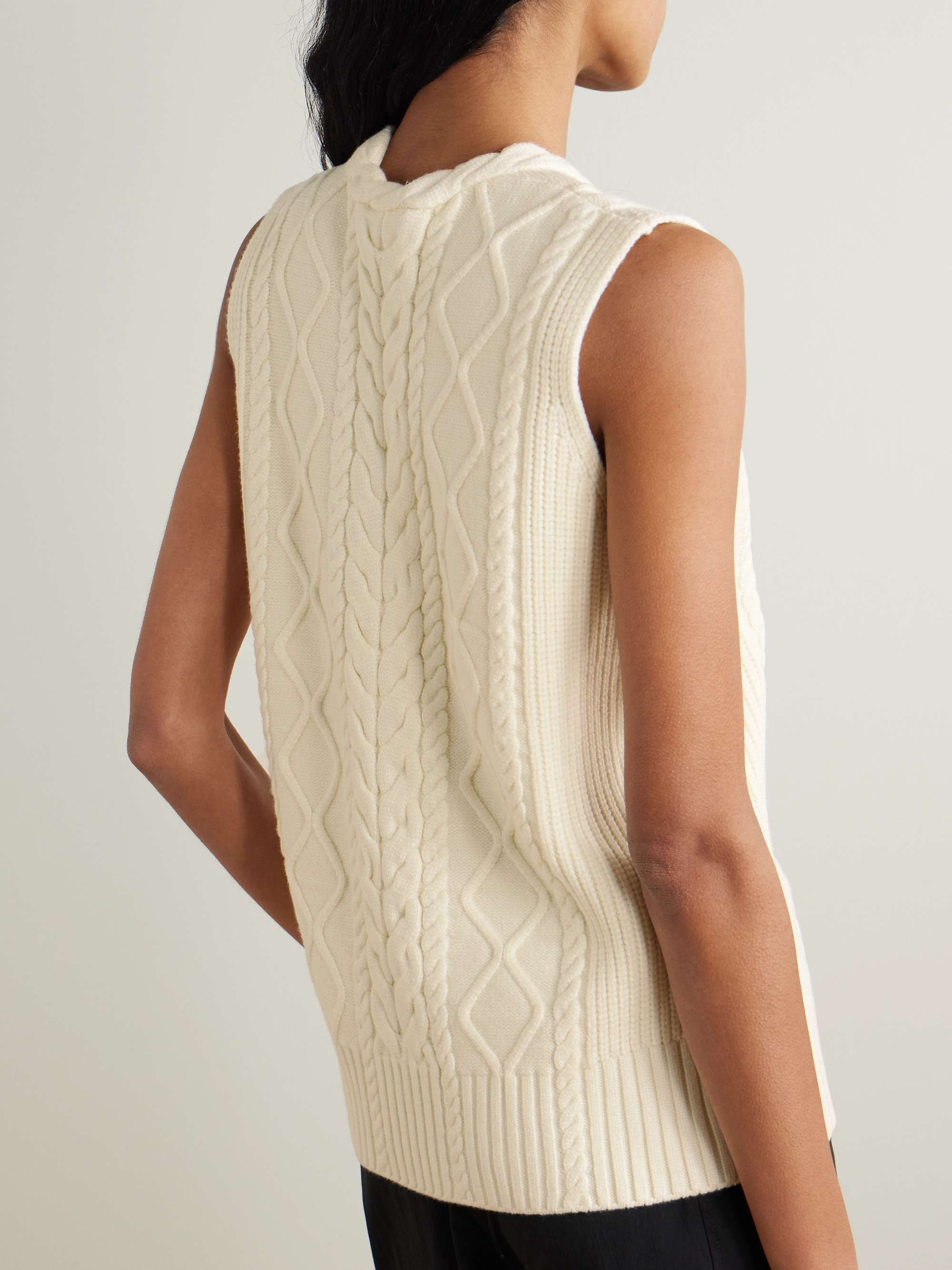 Kay knitted vest view