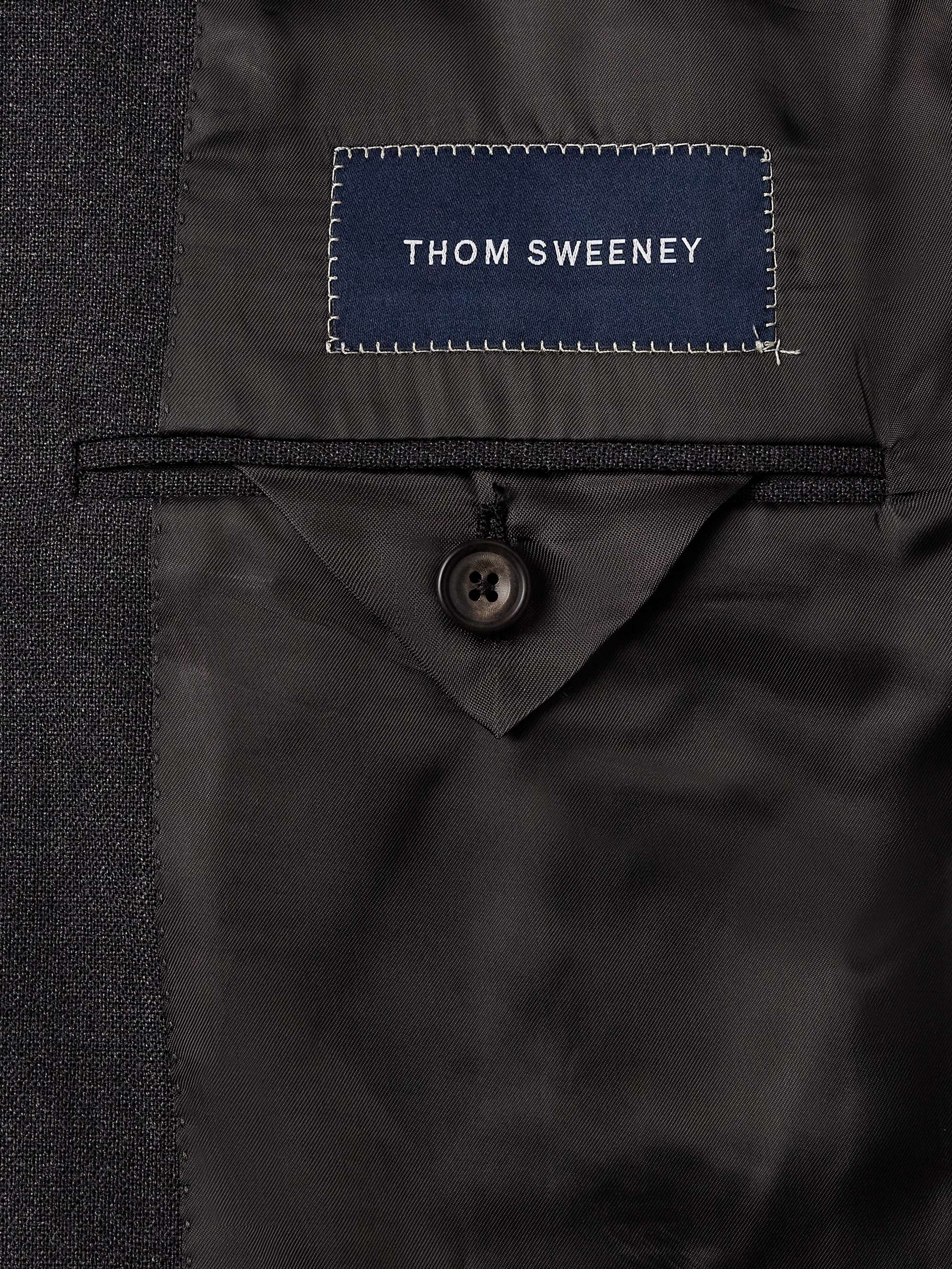 Slim-Fit Double-Breasted Wool Blazer view