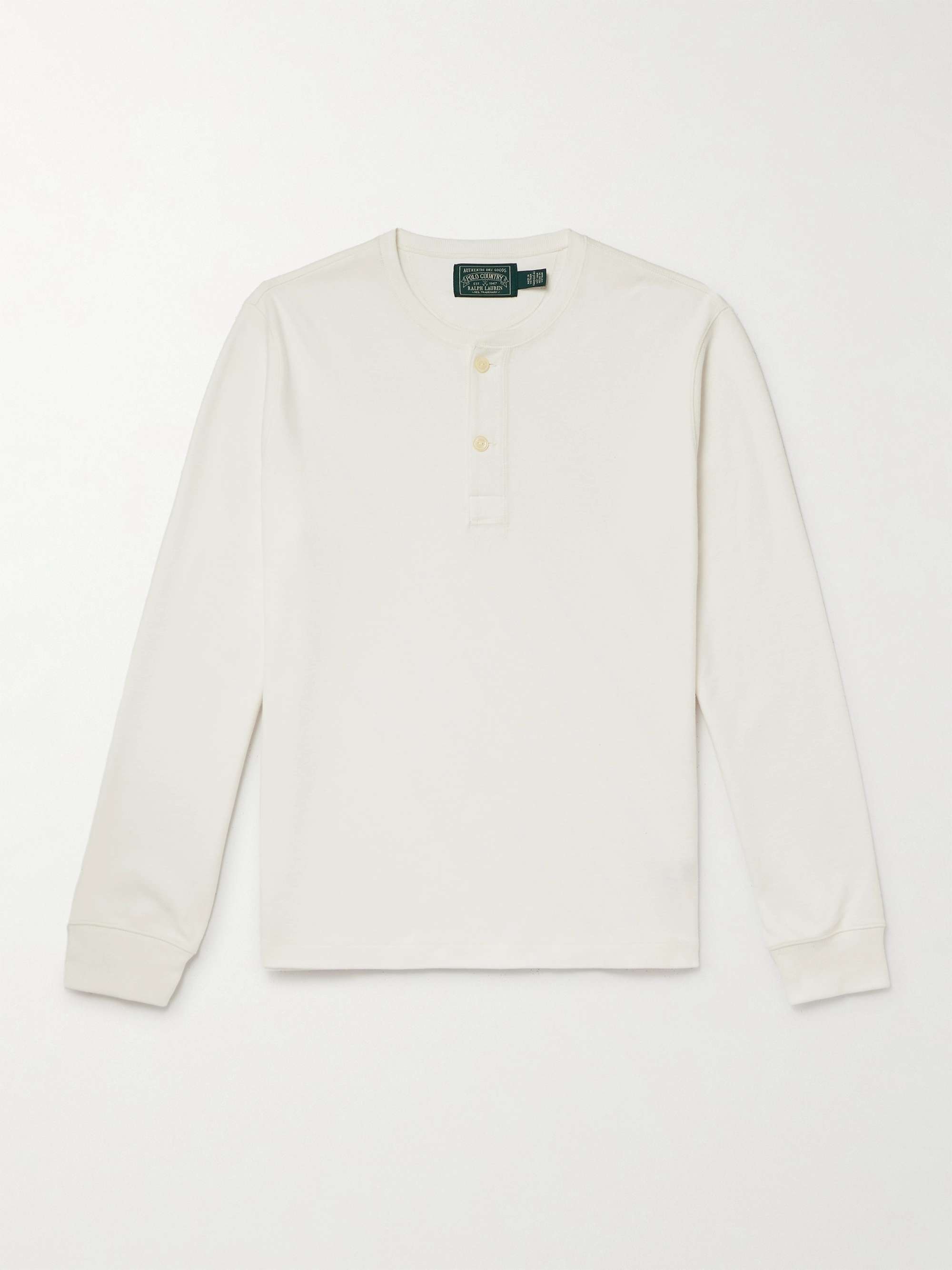 Polo Country Cotton-Jersey Henley T-Shirt hero visual