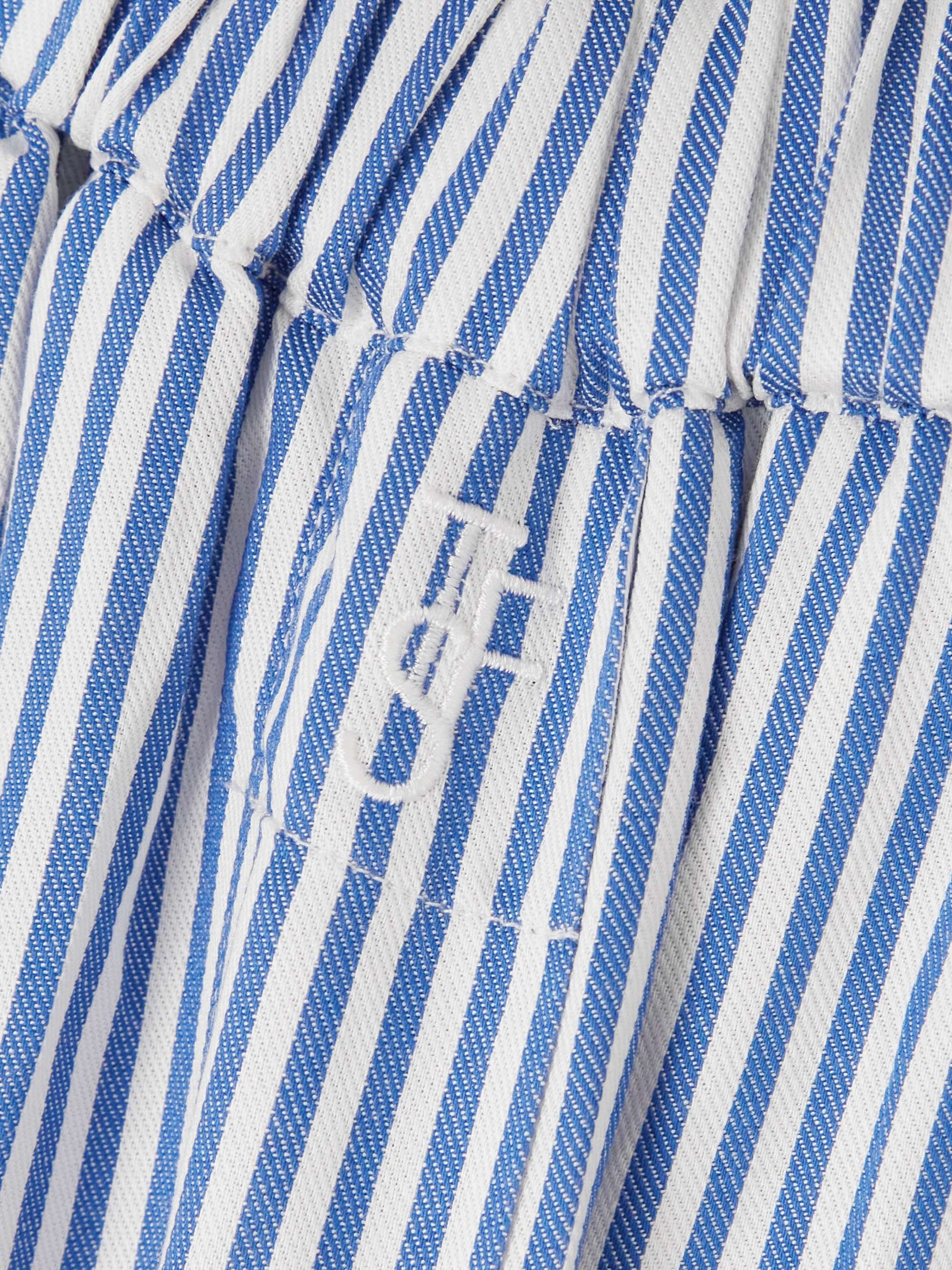 Mirca striped twill wide-leg pants view