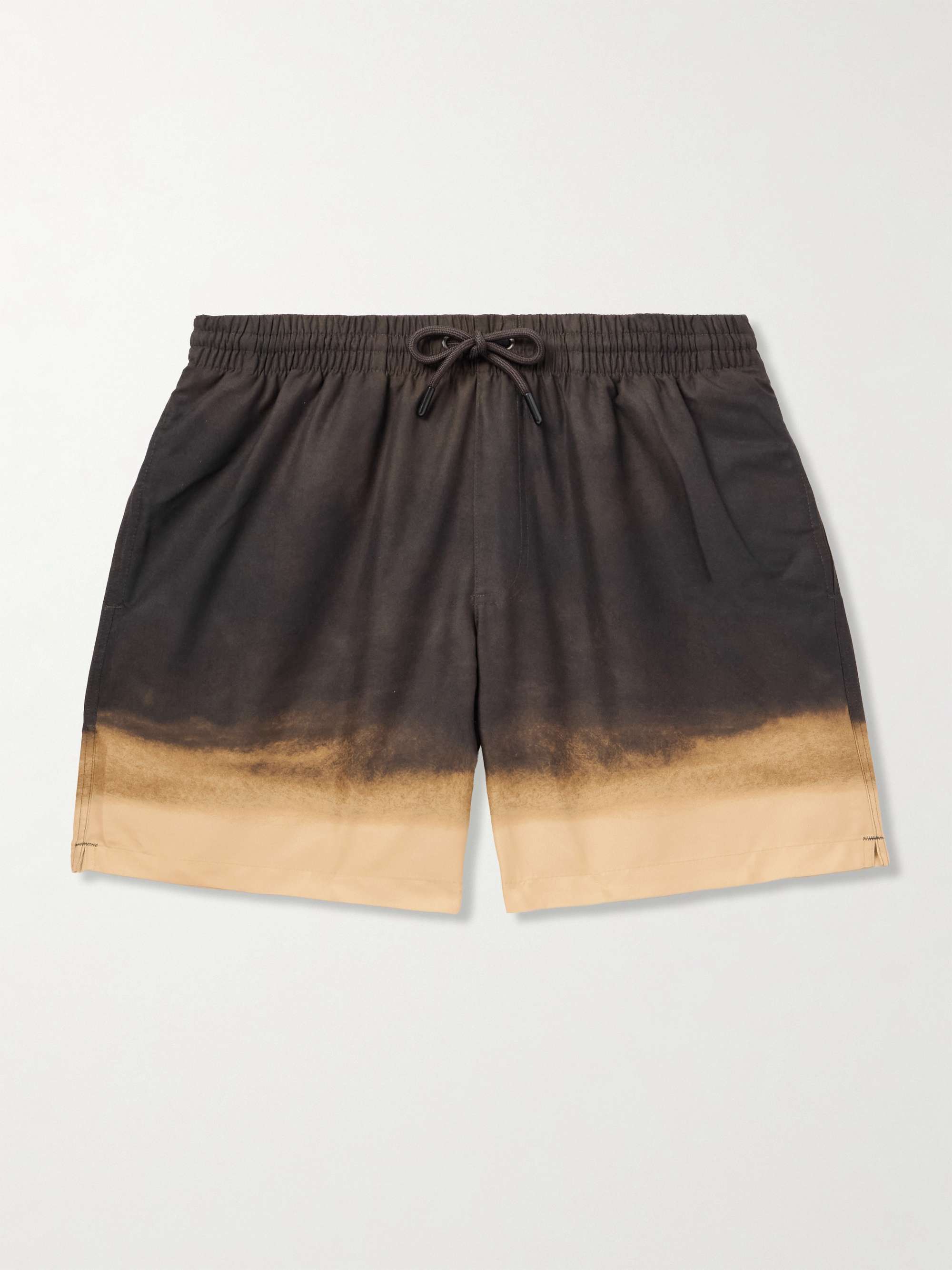 Straight-Leg Mid-Length Dégradé Swim Shorts hero visual