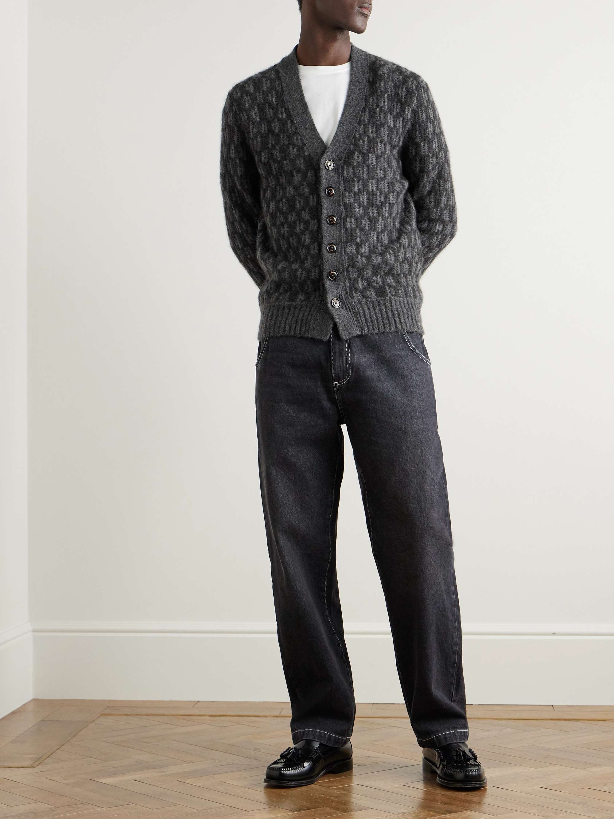 Cashmere-Blend Cardigan view