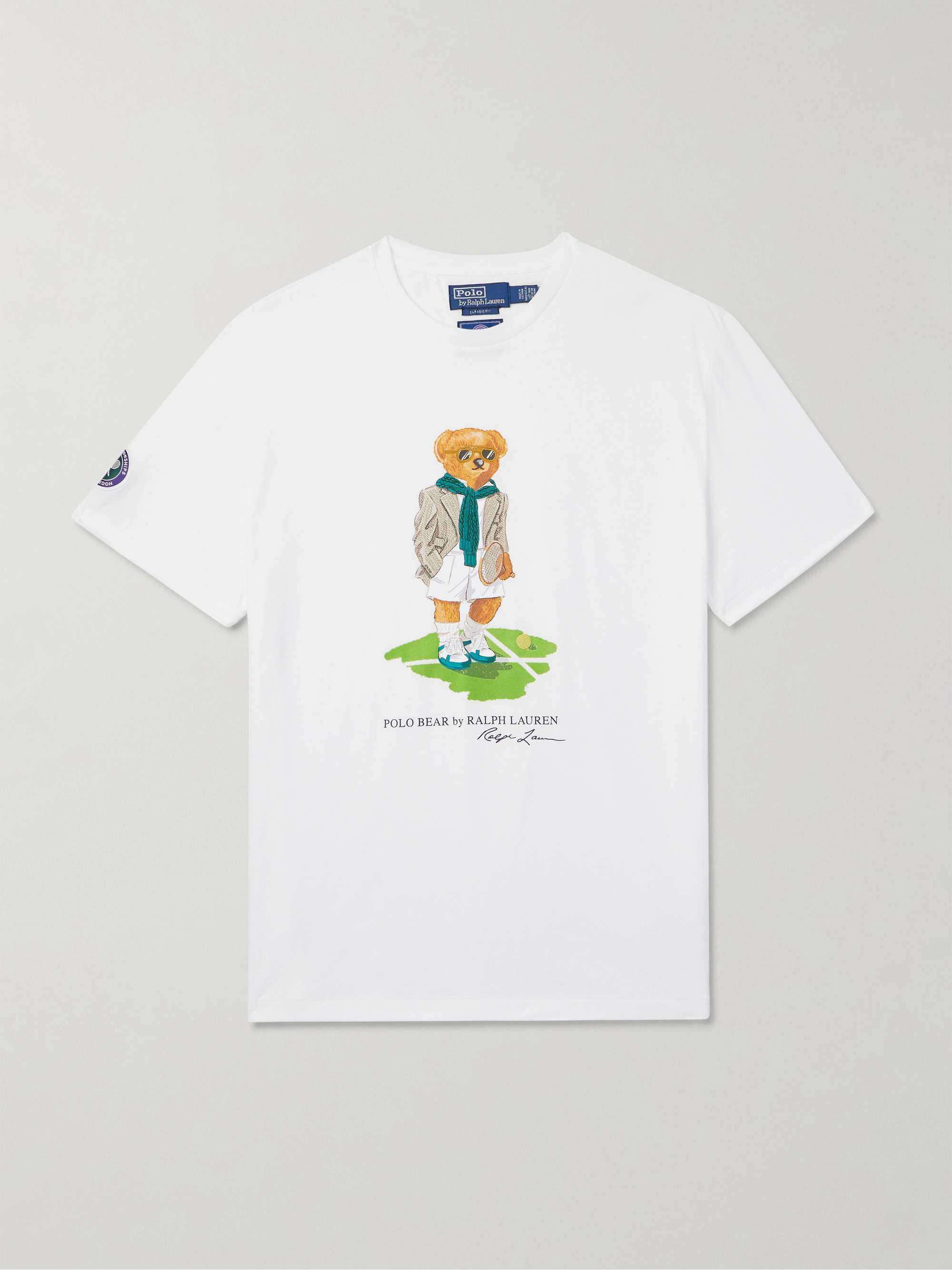 + Wimbledon Appliquéd Printed Cotton-Jersey T-Shirt hero visual