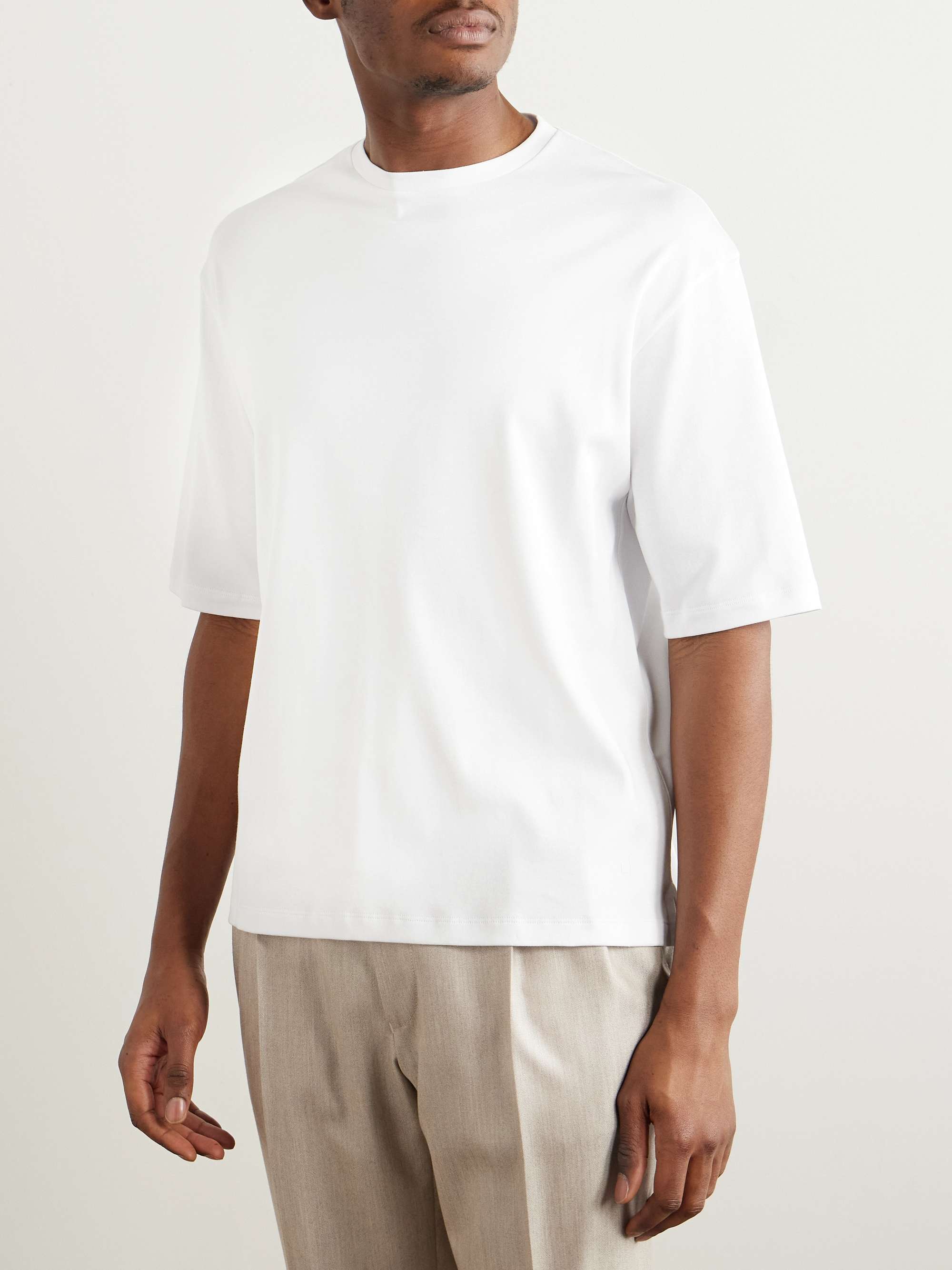 Tremezzo Sea Island Cotton-Jersey T-Shirt view